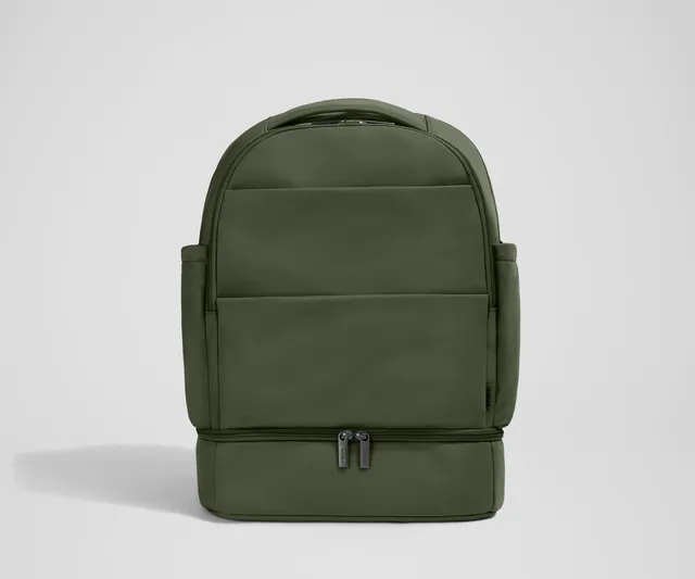 away-double-diaper-backpack-sac-dos-langer-vert-olive-green image 1