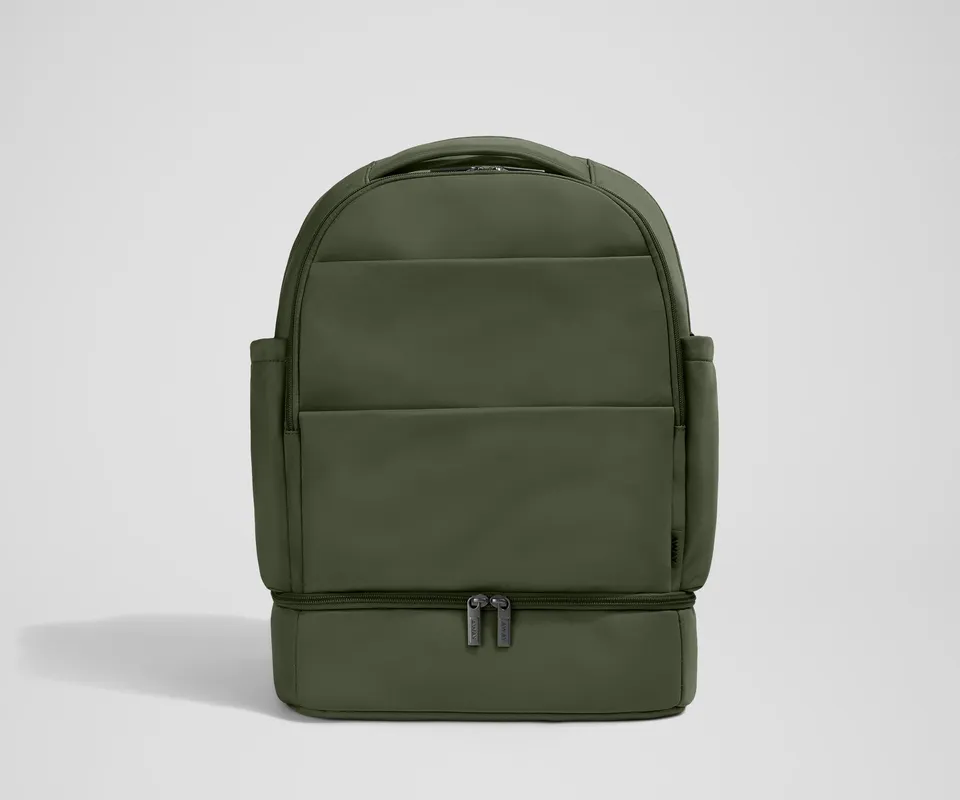 away-double-diaper-backpack-sac-dos-langer-vert-olive-green image 1