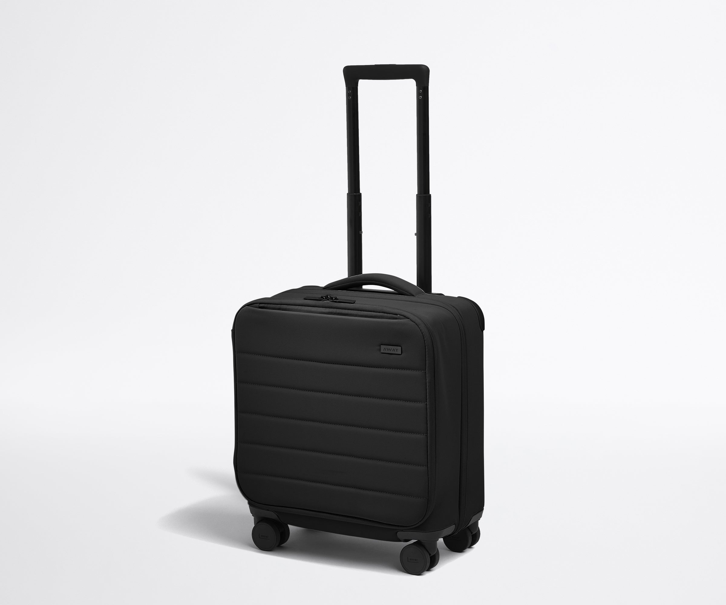 away-softside-compact-valise-cabine-souple-jet-black-nylon image 2