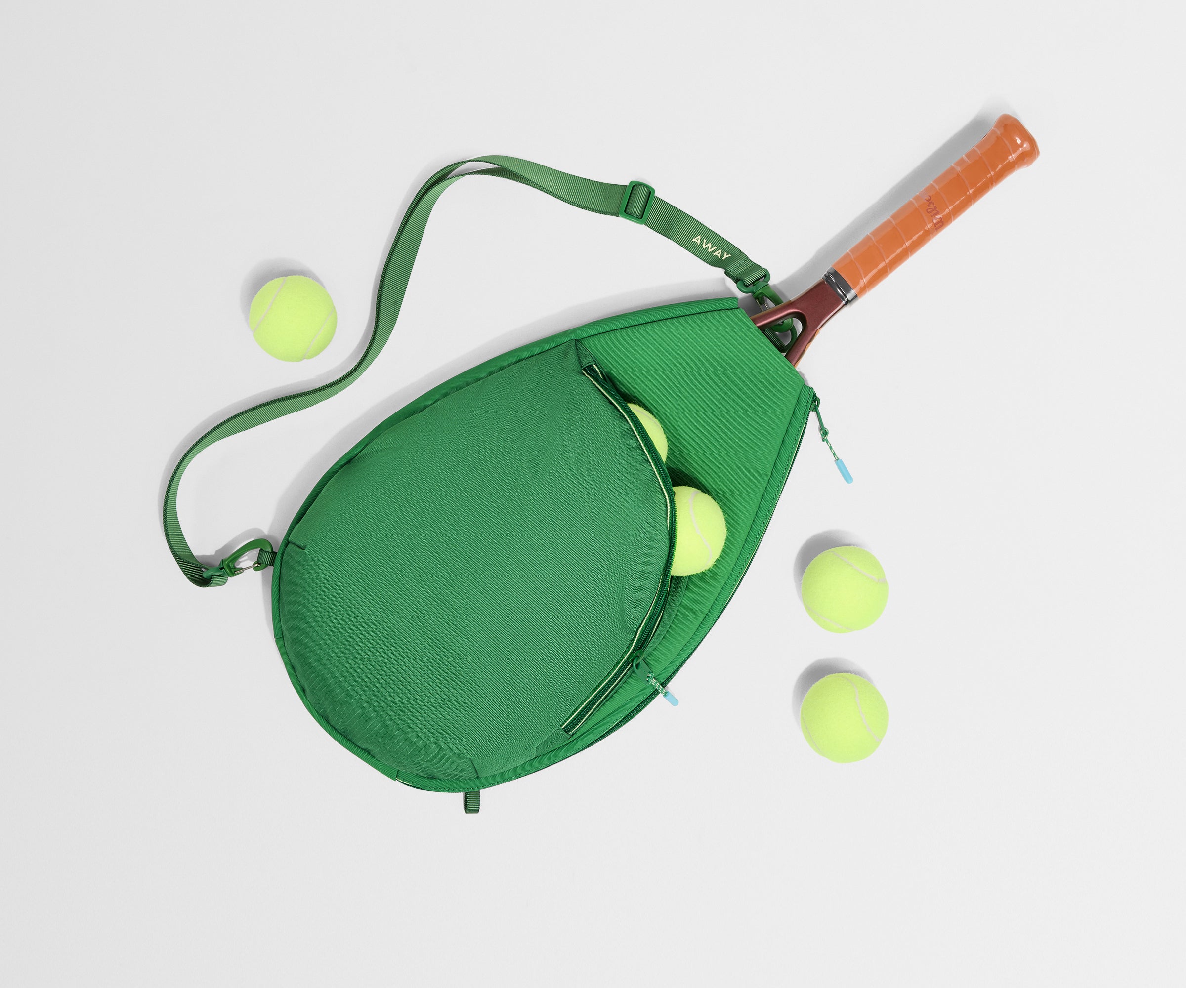 away-duffle-bags-racket-bag-clubhouse-green-sac-tennis-imperm-able image 3