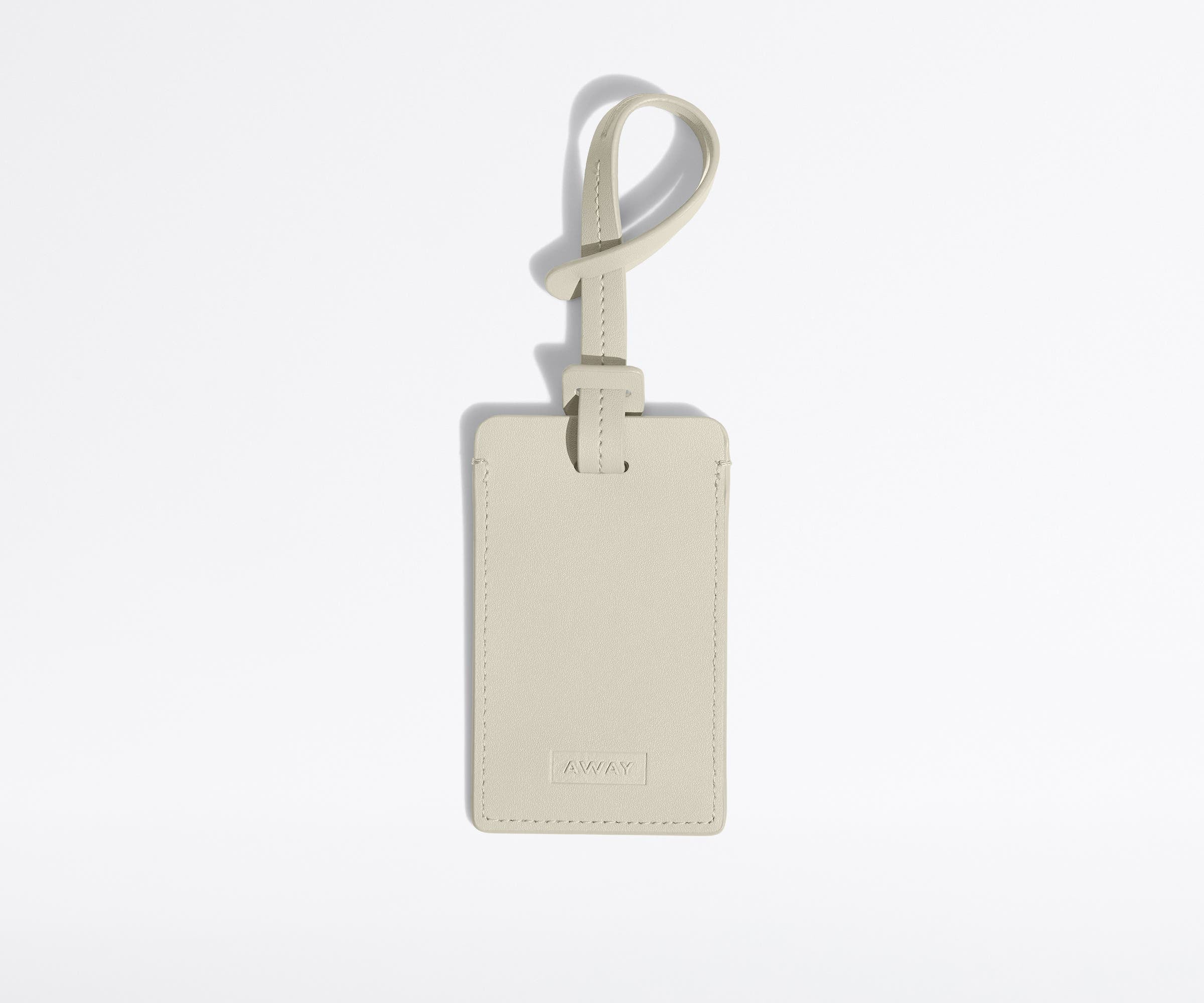 away-luggage-tags-the-luggage-tag-tiquette-bagage-salt-white-cuir image 1