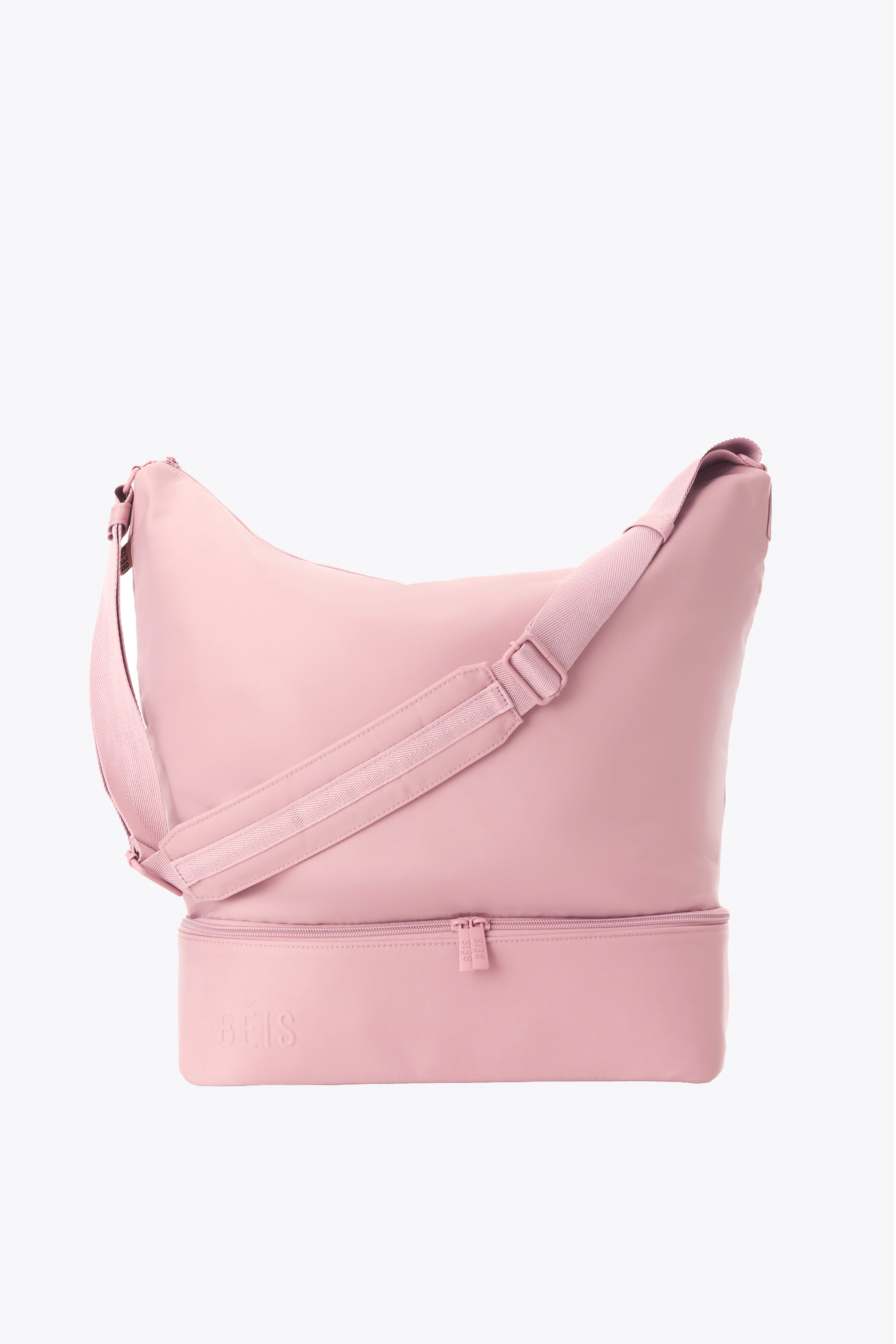beis-crescent-weekender-sac-week-end-rose-ordinateur image 1