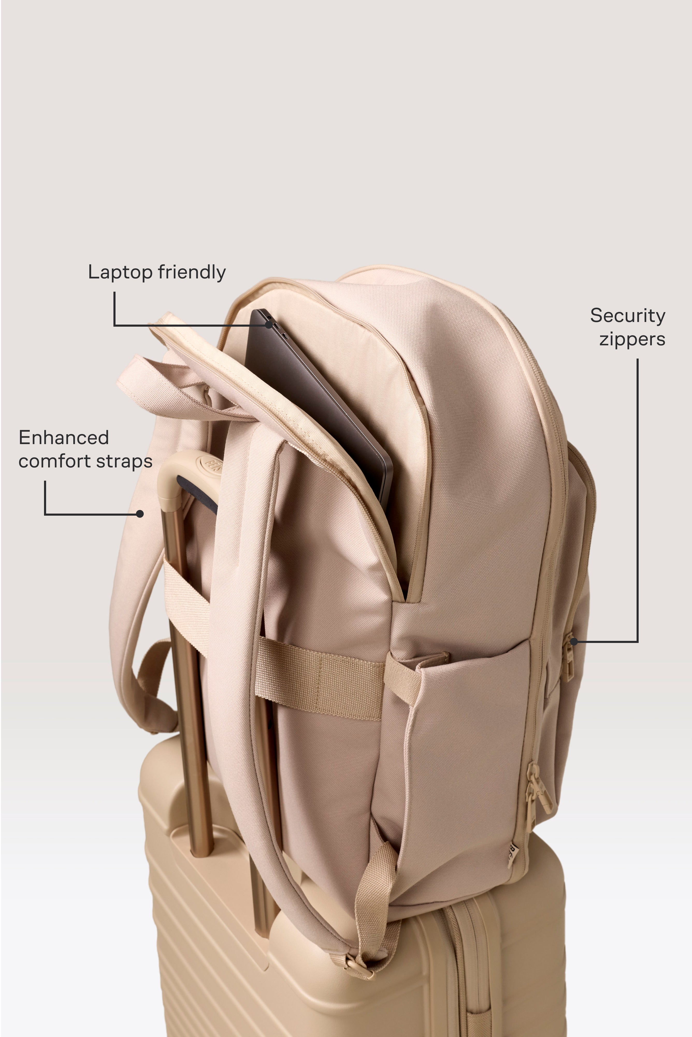 beis-travel-backpack-sac-dos-beige-ordinateur image 2