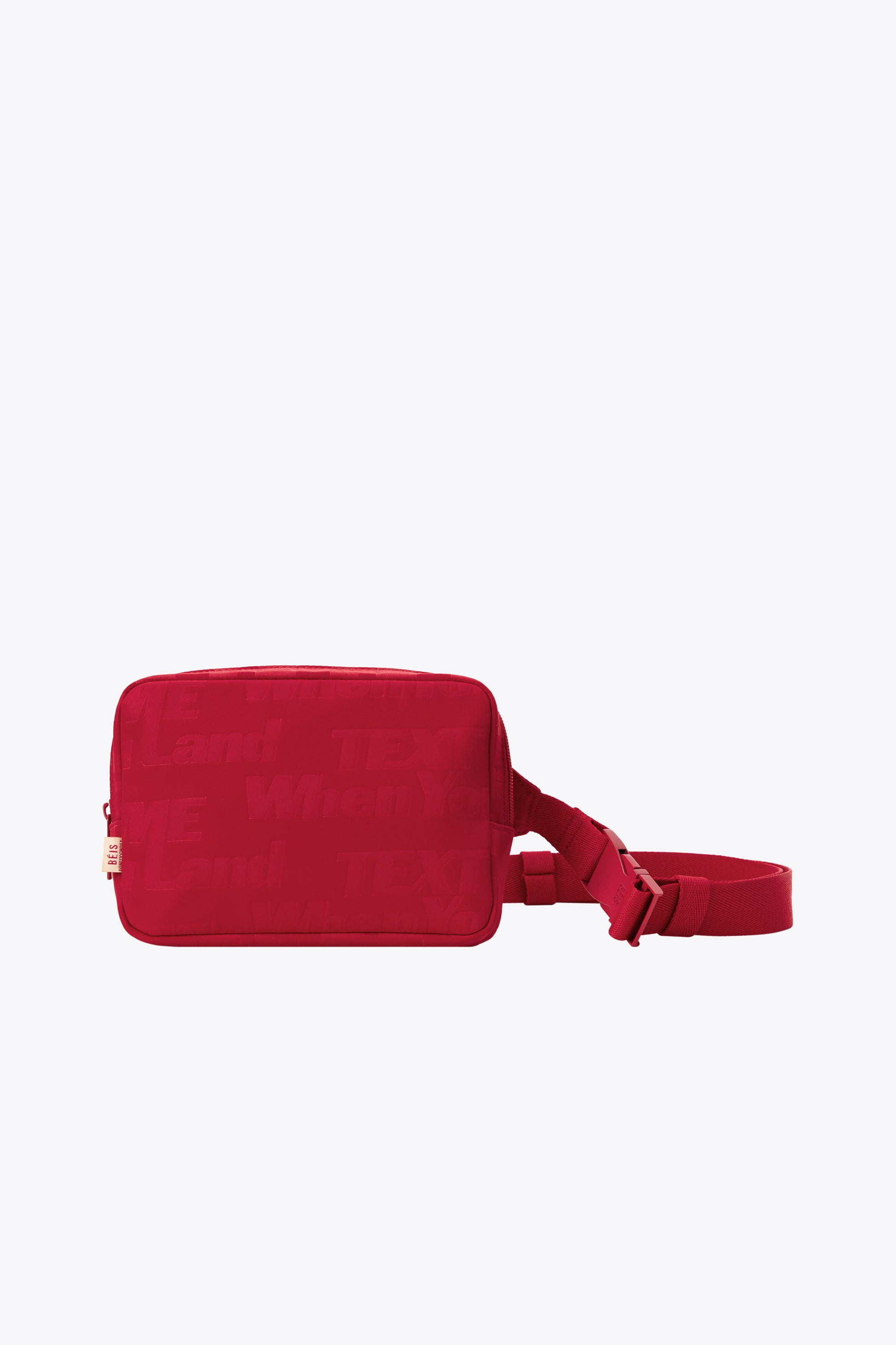 beis-belt-bag-sac-banane-rouge-text-me-red-toile image 1
