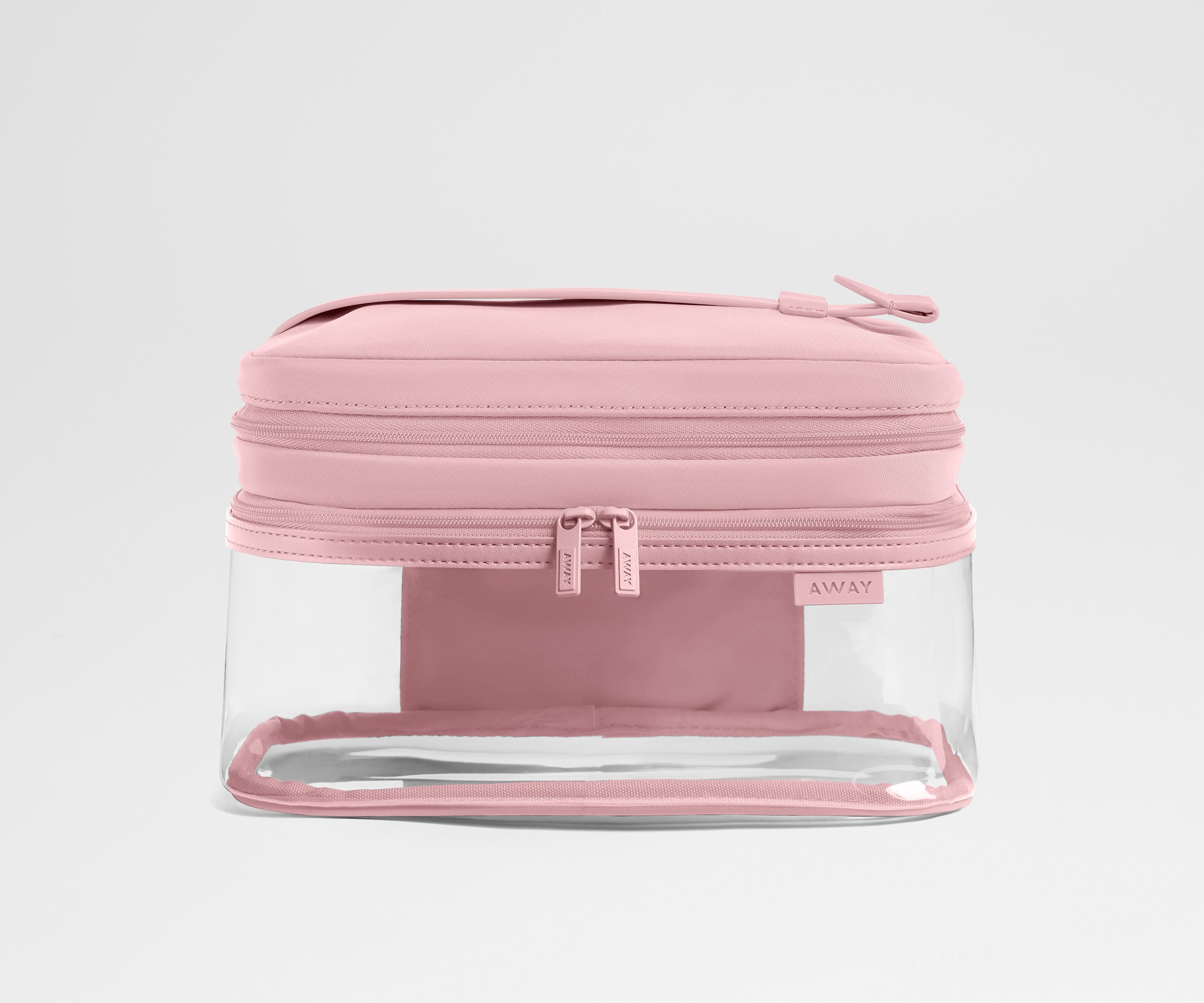 away-clear-cosmetic-case-trousse-transparente-2-compartiments image 1