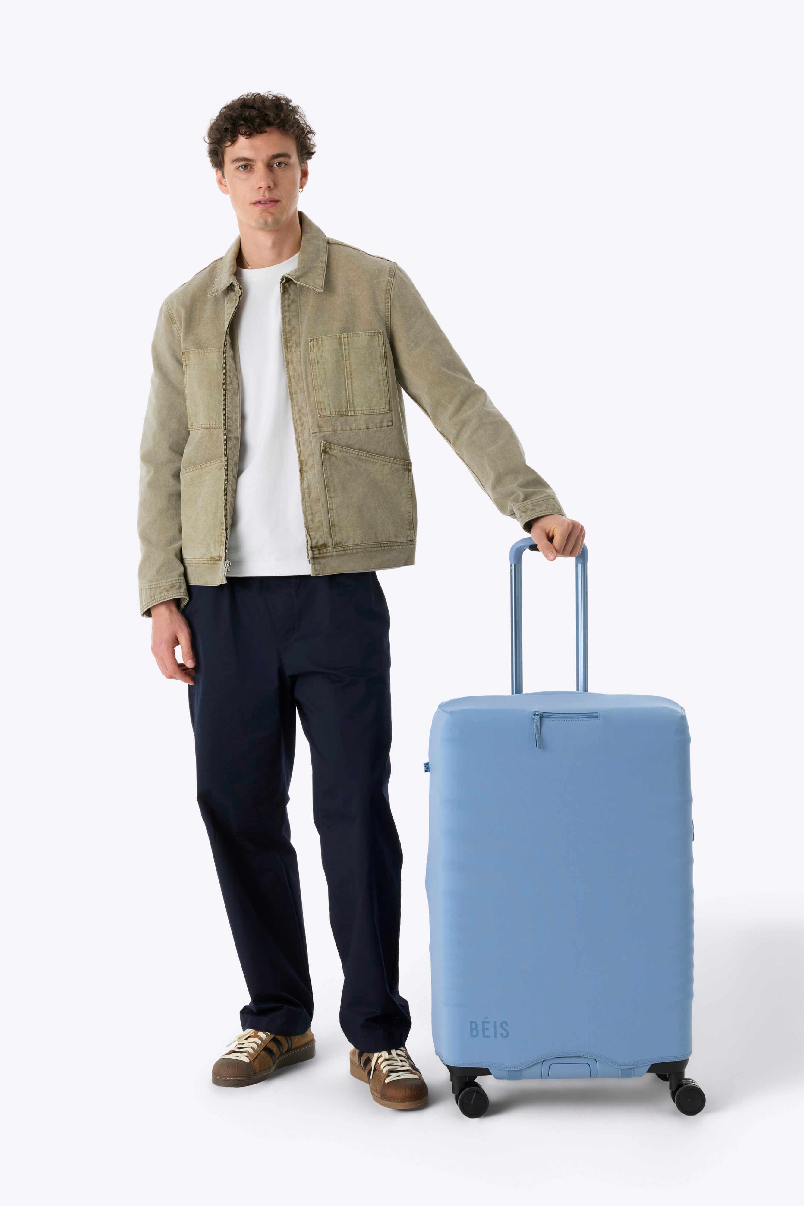 beis-accessories-housse-valise-hybrid-check-in-bleu-dusty image 4