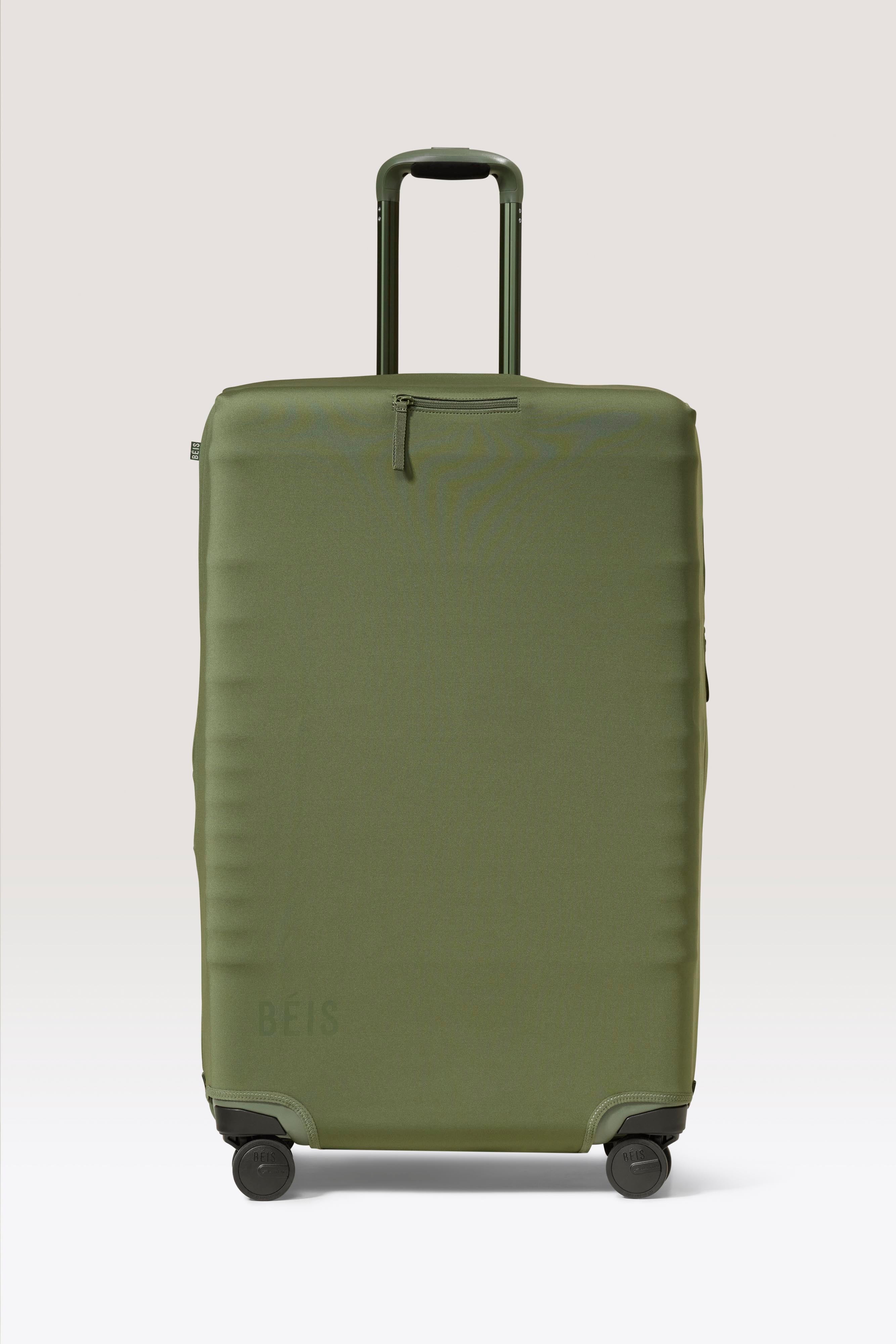 beis-the-large-check-in-luggage-cover-housse-olive image 1