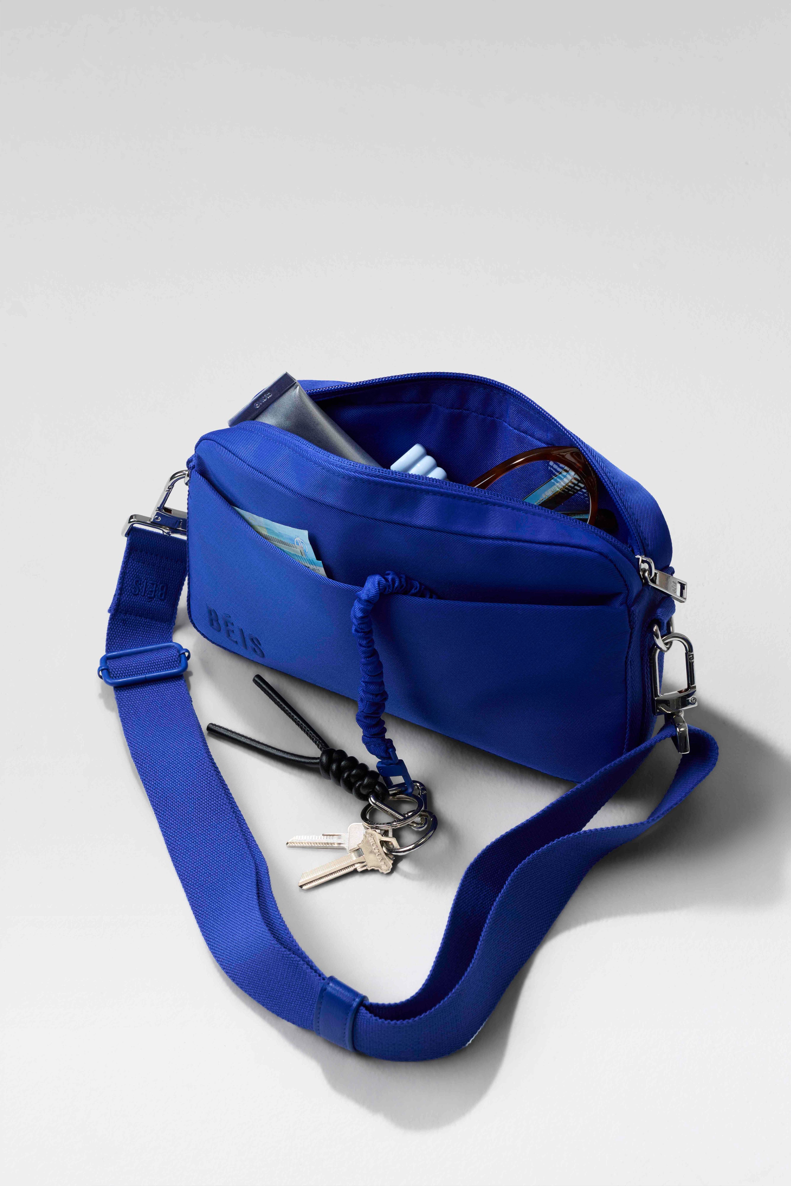 beis-travel-crossbody-sac-bandouli-re-bleu-cobalt image 2