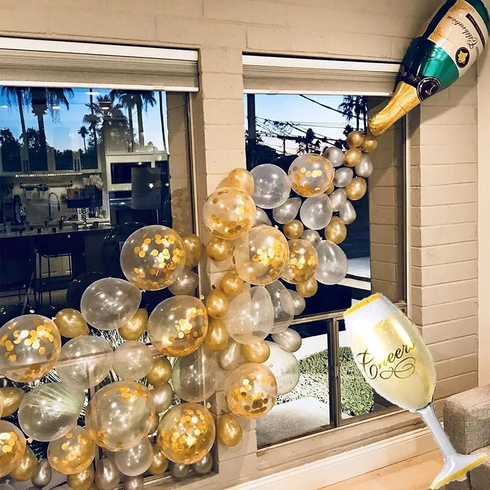 hayayu-ballons-de-f-te-kit-champagne-77-pi-ces-d-coration image 1