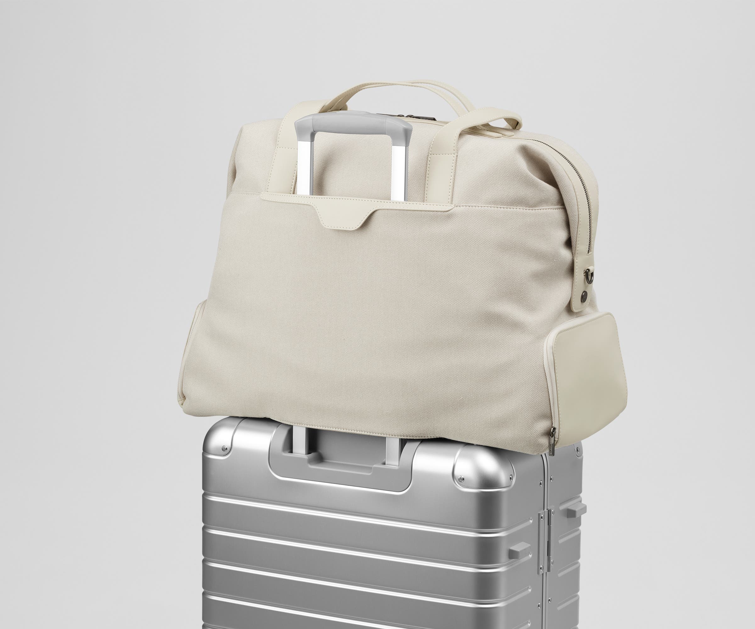 away-transit-weekender-sac-week-end-tan-toile-ordinateur image 7