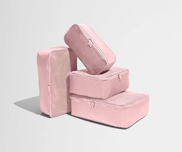 away-insider-packing-cubes-organiseurs-rose-lot-4 image 1