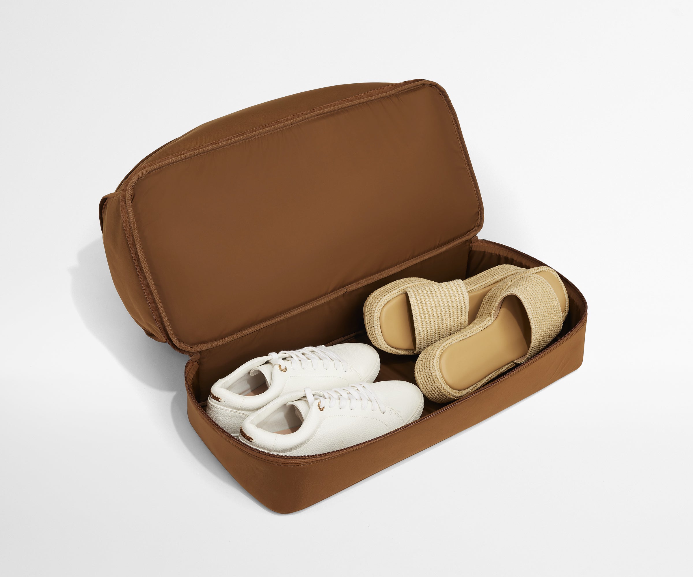 away-weekender-featherlight-sac-voyage-amaro-brown-44l image 3