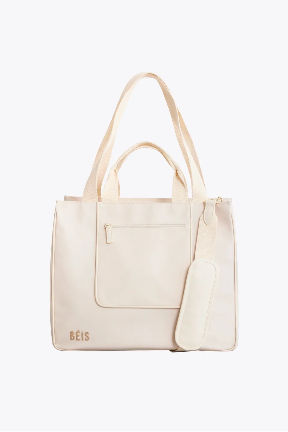beis-east-to-west-tote-sac-tote-personnalisable image 1