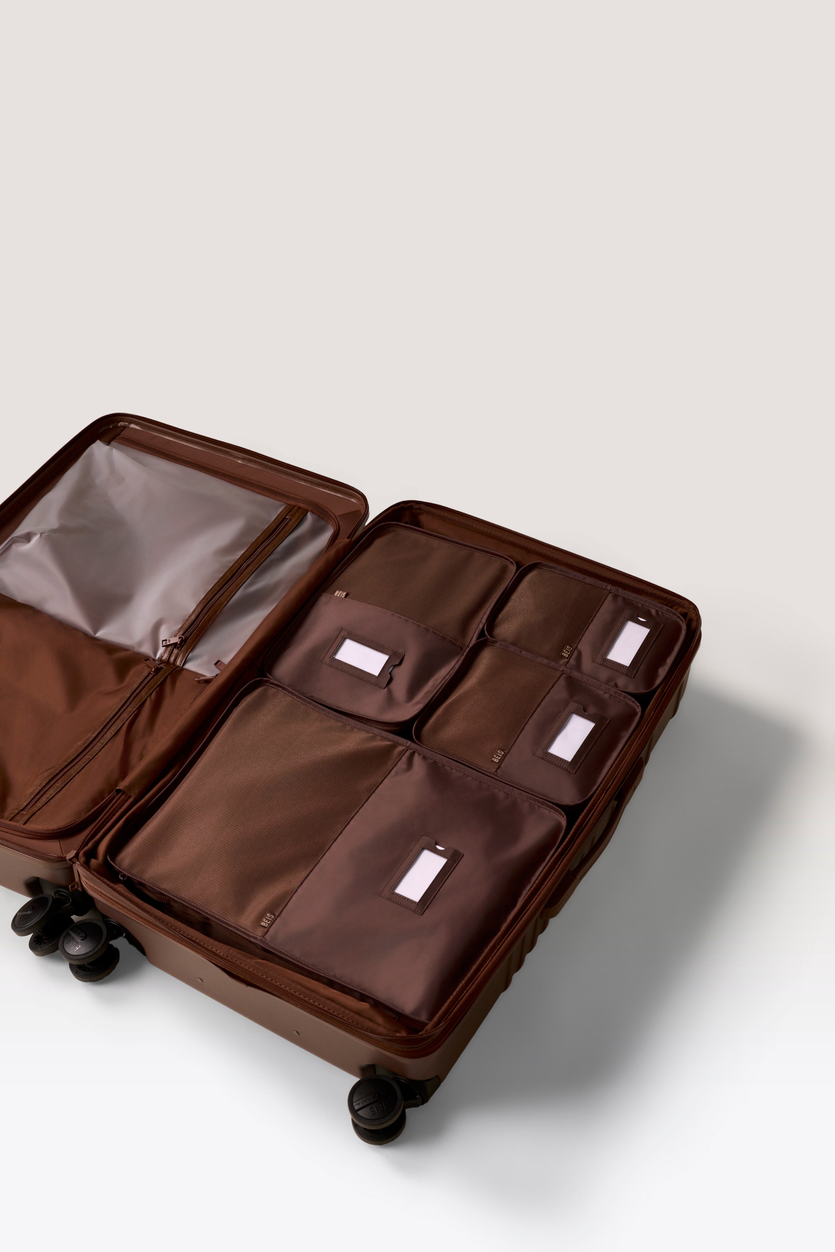 beis-accessories-packing-cube-set-4-organisateurs-marron image 3