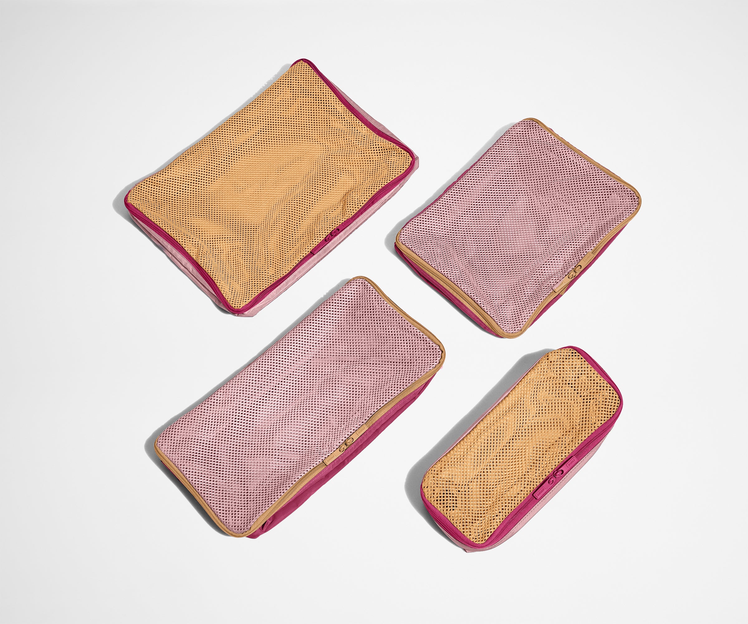 away-packing-cubes-organisateur-valise-pink-sand-x4 image 2