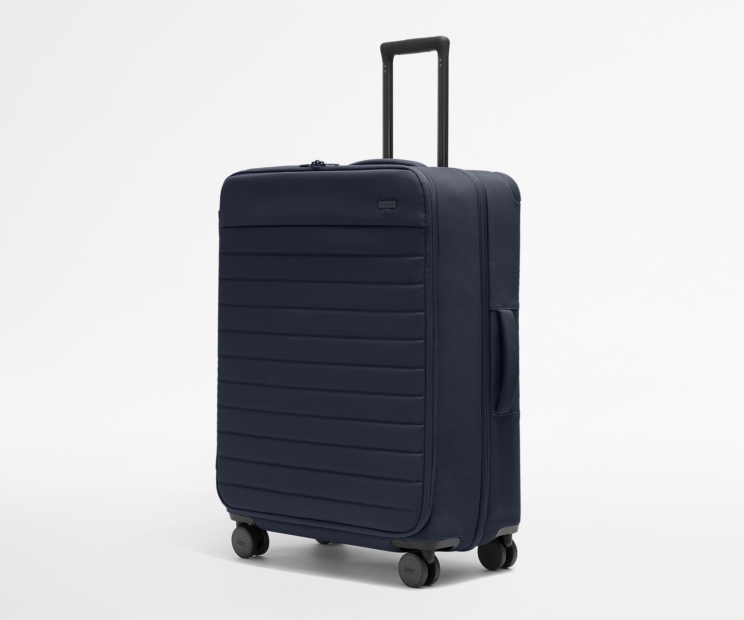 away-softside-large-valise-soute-navy-blue-souple image 2