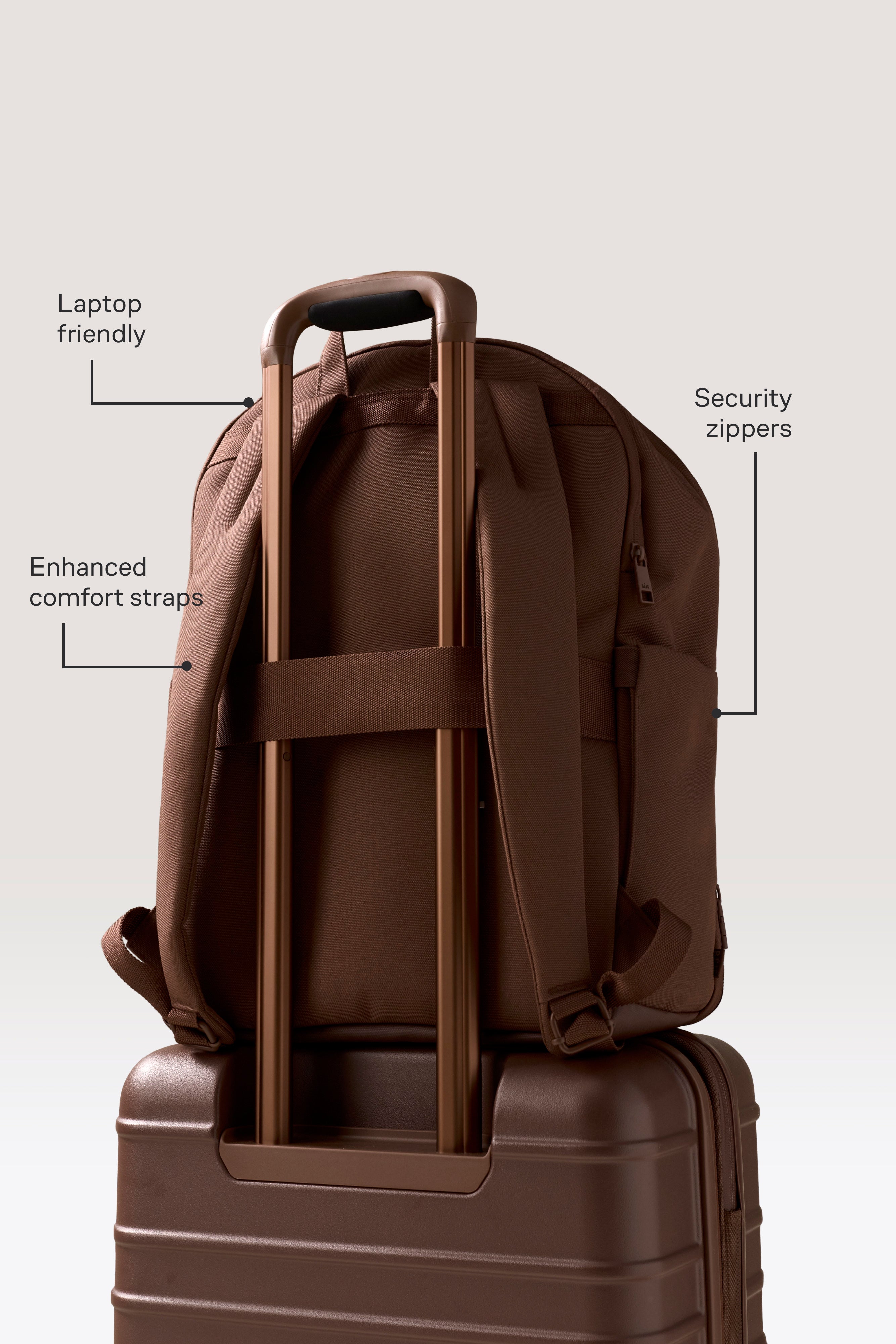 beis-travel-backpack-sac-dos-maple-marron-ordinateur image 2