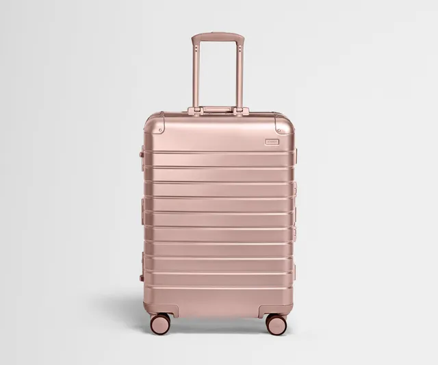 away-medium-valise-soute-aluminium-rose-gold-rigide image 1