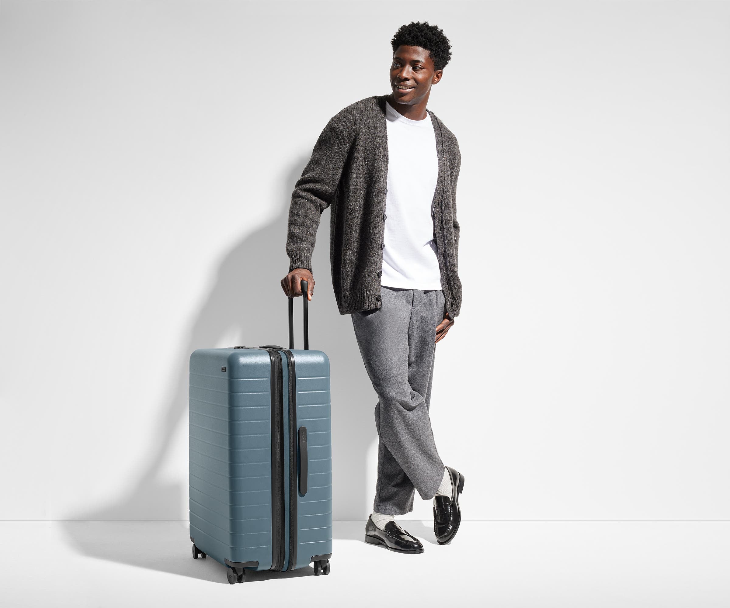away-large-flex-grande-valise-soute-salt-white-extensible image 4