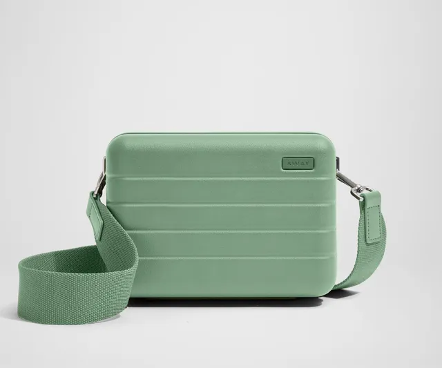 away-mini-crossbody-sac-bandouli-re-vert-sea-green-rigide image 1