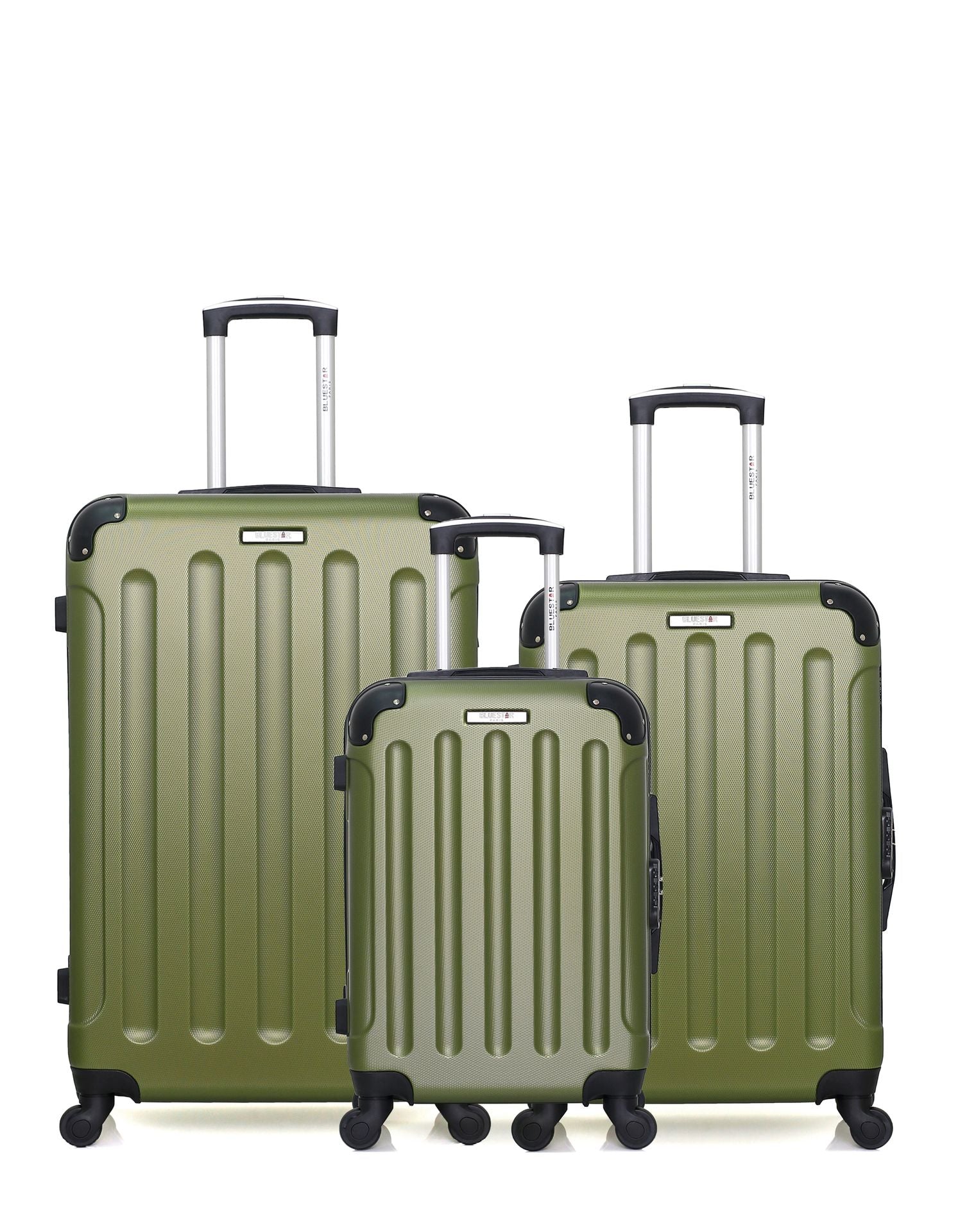 bluestar-madrid-lot-3-valises-rigides-rose-dor-cabine image 7