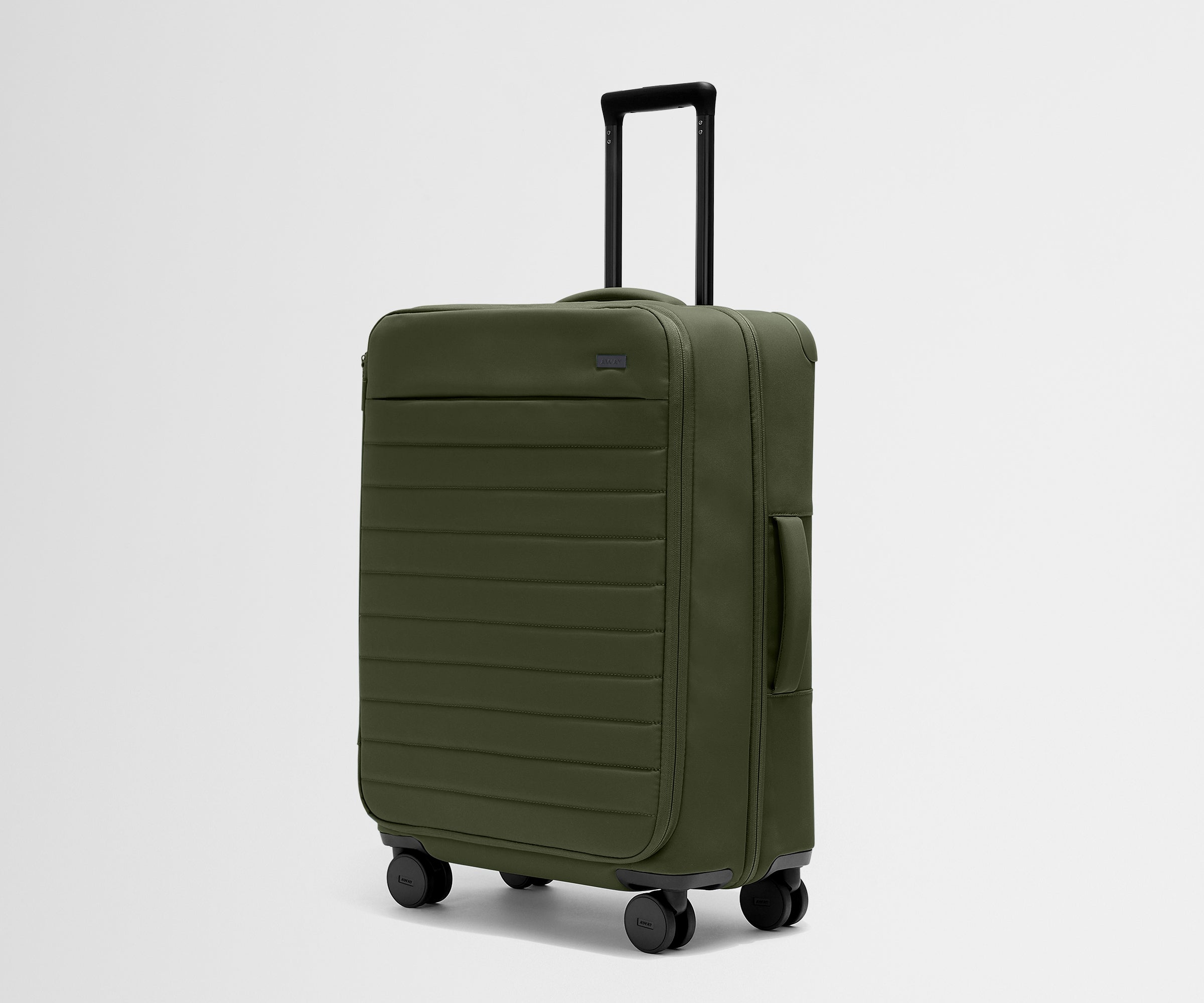 away-softside-medium-valise-soute-olive-green-extensible image 2