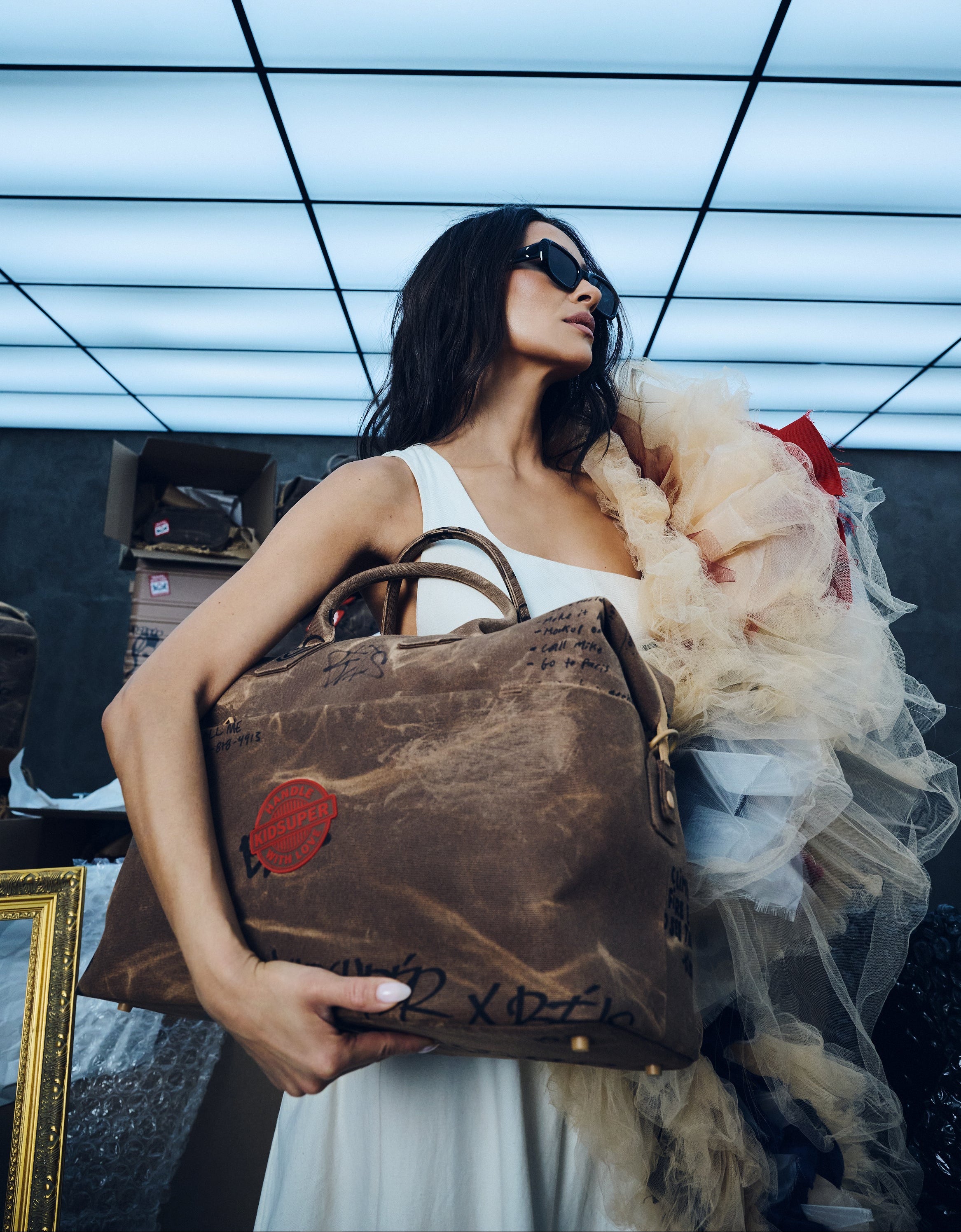 beis-x-kidsuper-carryall-duffle-sac-cargo image 2