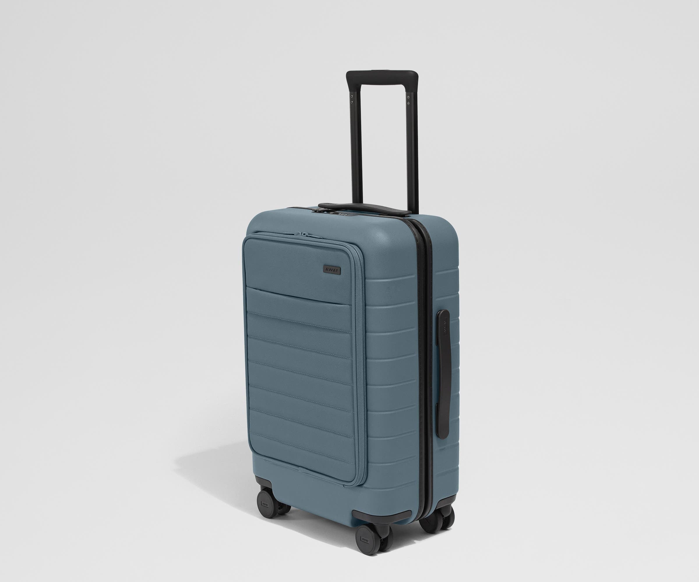 away-executive-carry-on-valise-cabine-coast-blue-ordinateur image 2