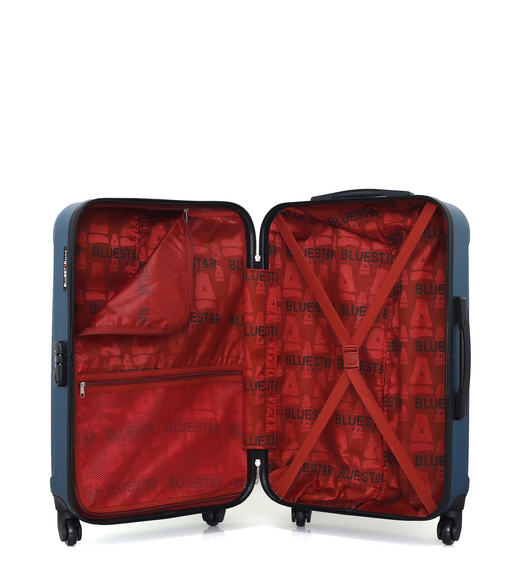 bluestar-napoli-lot-2-valises-cabine-beige-abs-37l image 6