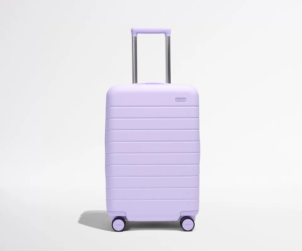 away-carry-on-valise-cabine-violet-lavande-rigide image 1