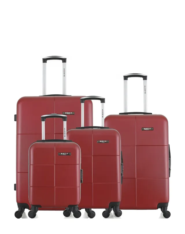 bluestar-miami-lot-4-valises-rigides-rose-dor-cabine image 1
