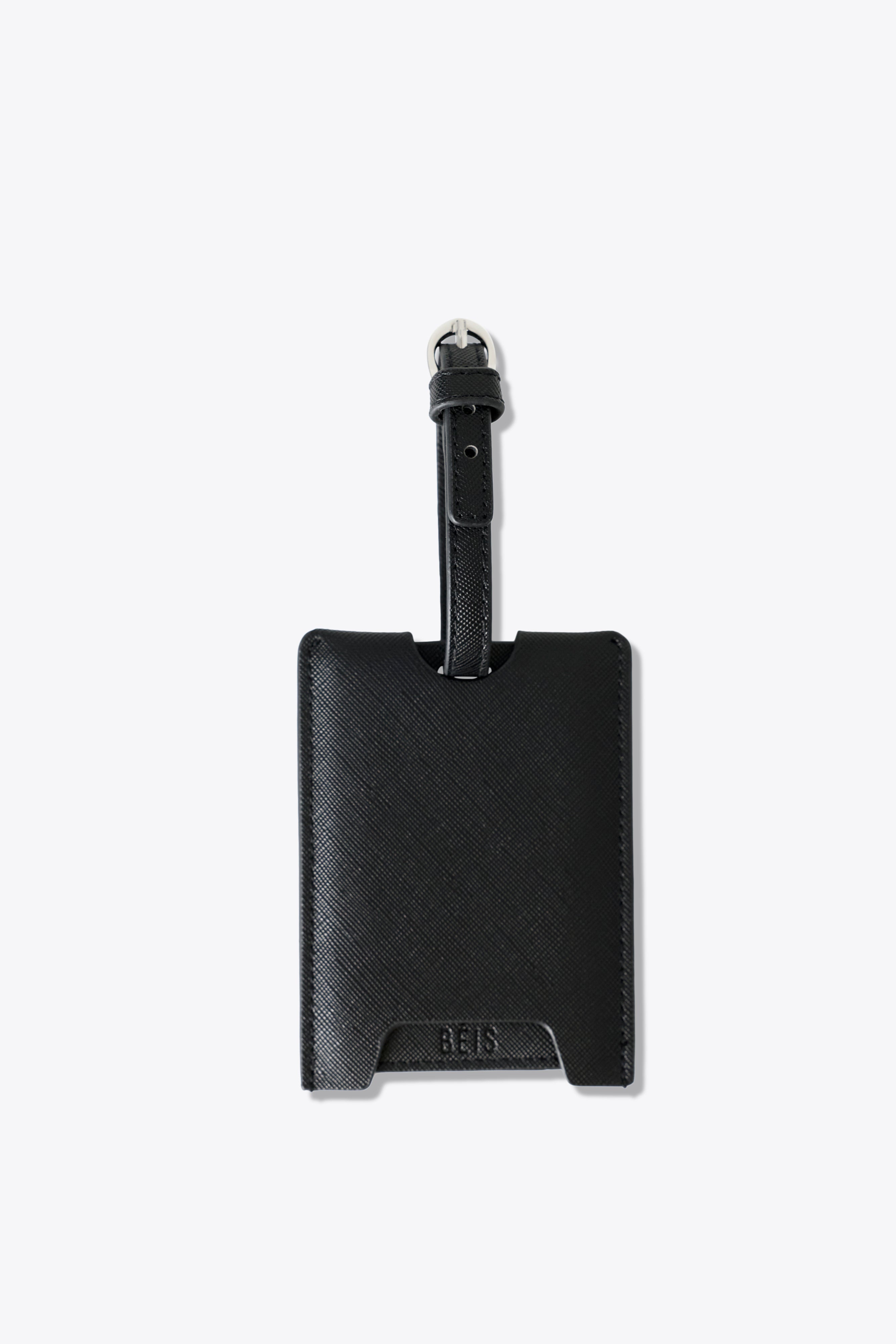 beis-the-luggage-tag-tiquette-bagage-noir-cache-adresse image 1
