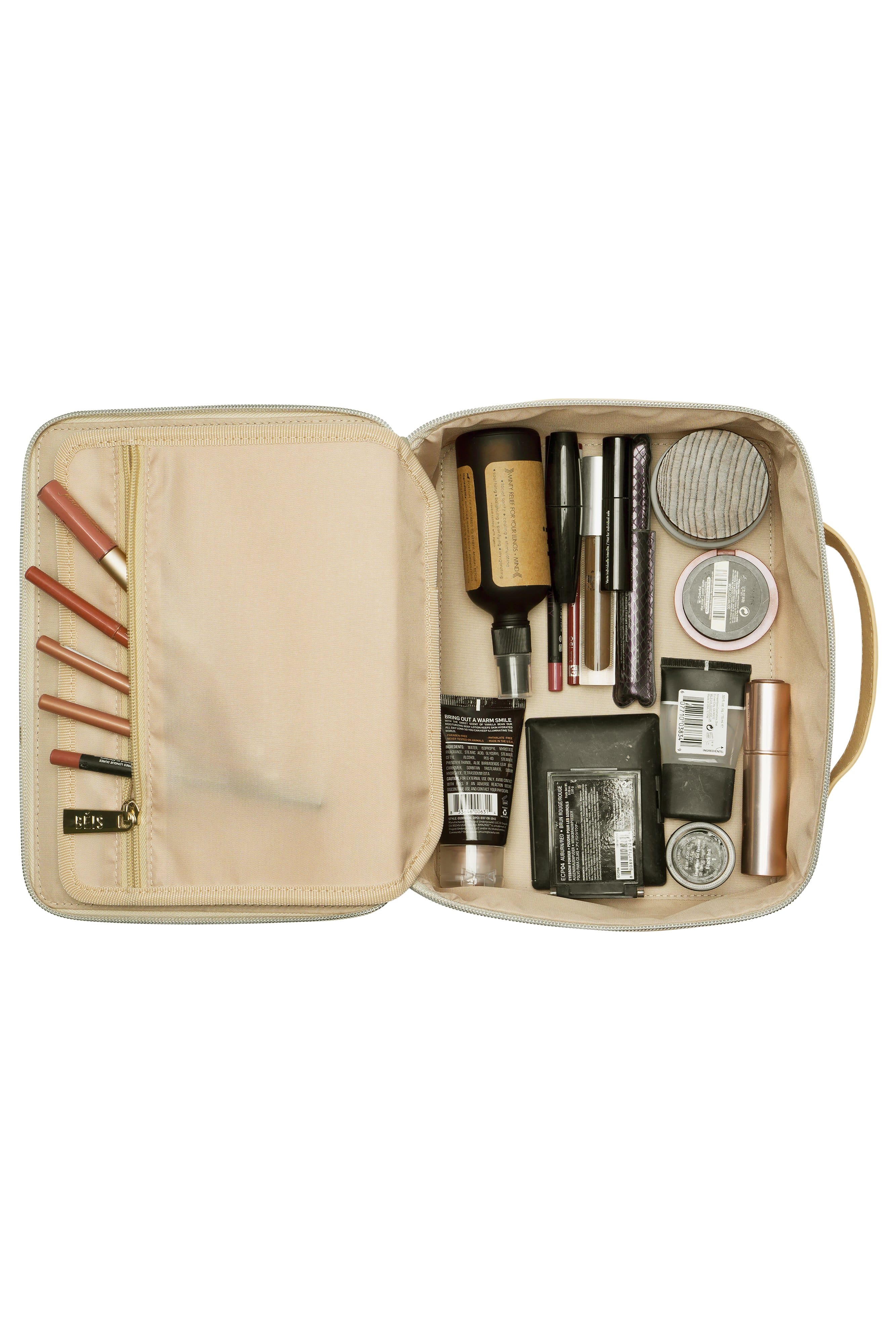 beis-the-cosmetic-case-trousse-maquillage-beige-miroir image 7