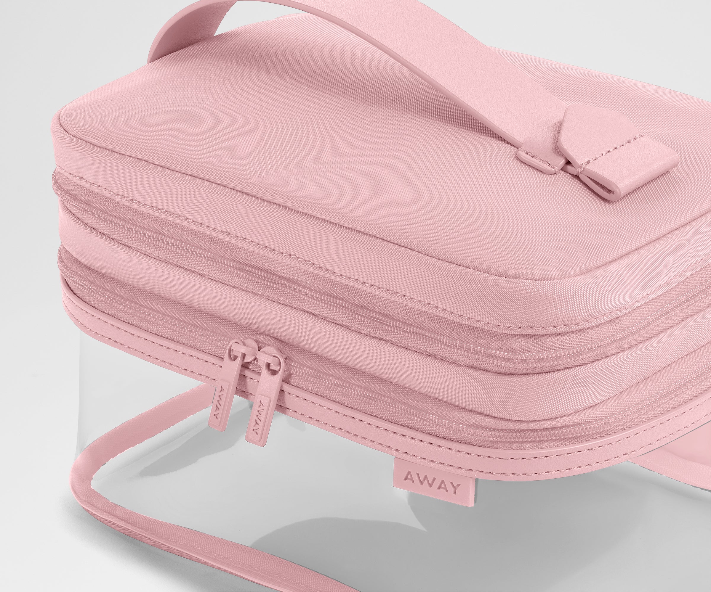 away-clear-cosmetic-case-trousse-maquillage-blush-pink image 4