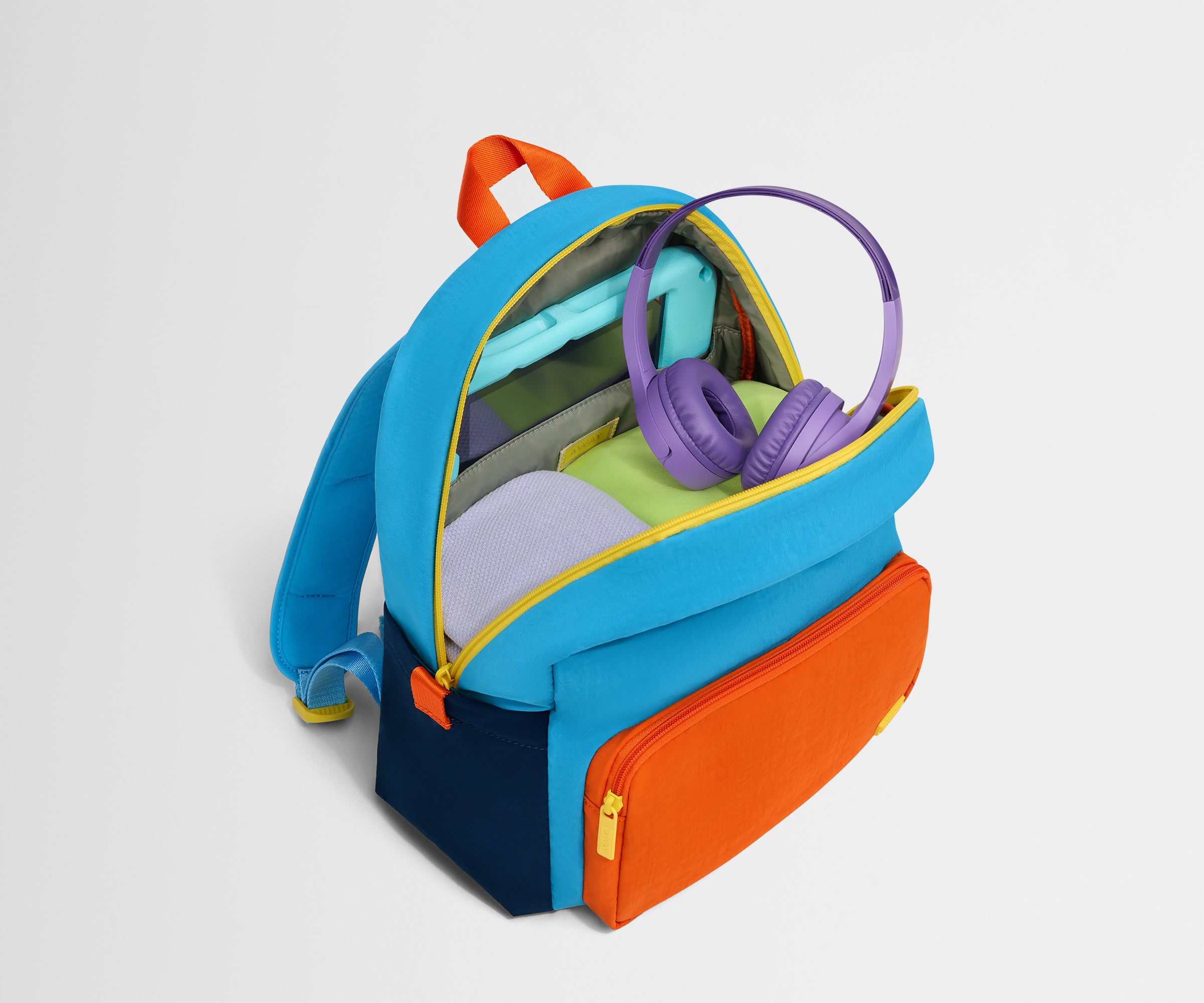 away-kids-backpack-sac-dos-enfant-splash-blue-nylon image 2