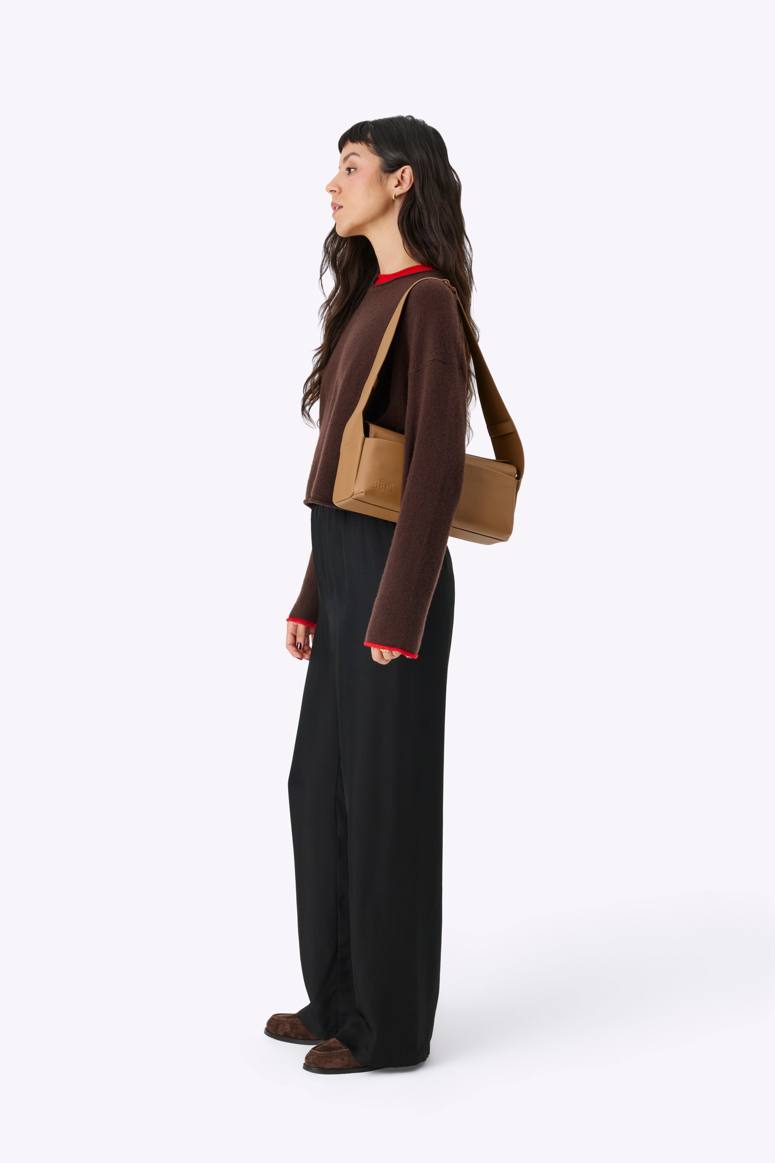 beis-convertible-caddy-sac-poussette-camel-bandouli-re image 5
