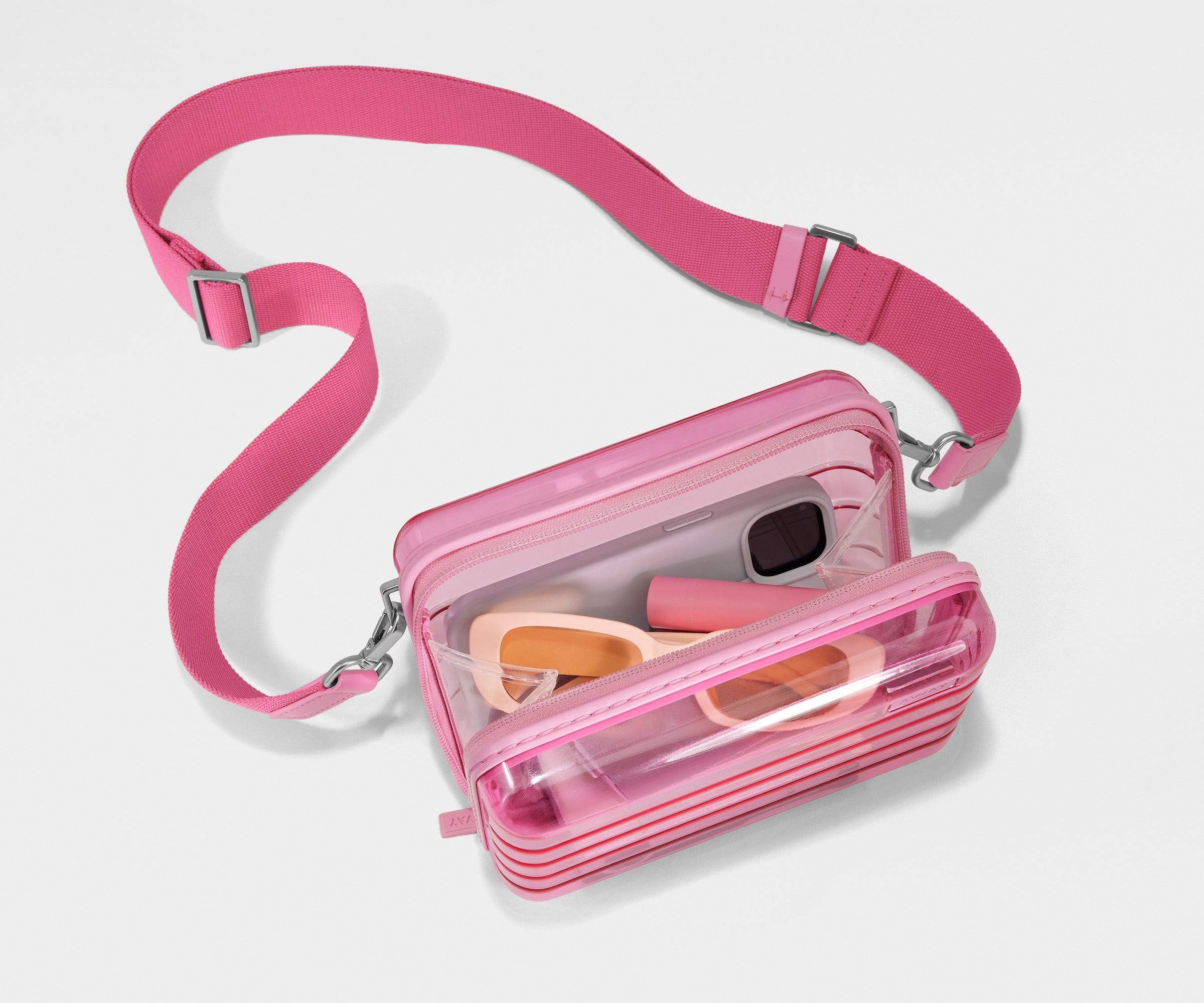 away-mini-crossbody-sac-bandouli-re-translucent-pink-rigide image 2