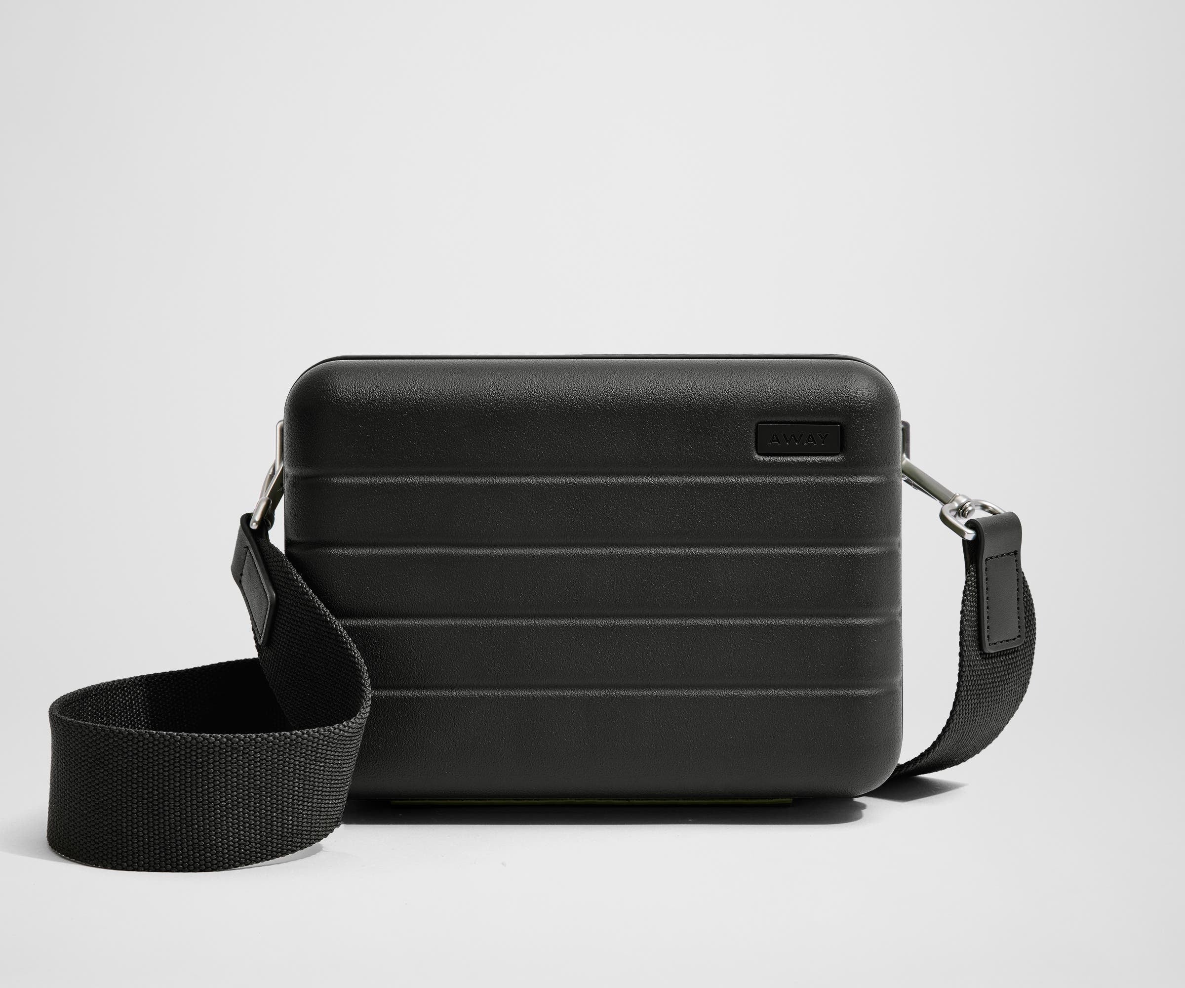 away-mini-crossbody-sac-bandouli-re-noir-coque-rigide image 1