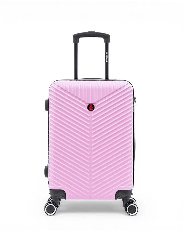 bluestar-gaite-valise-cabine-rigide-orange-chevrons image 1