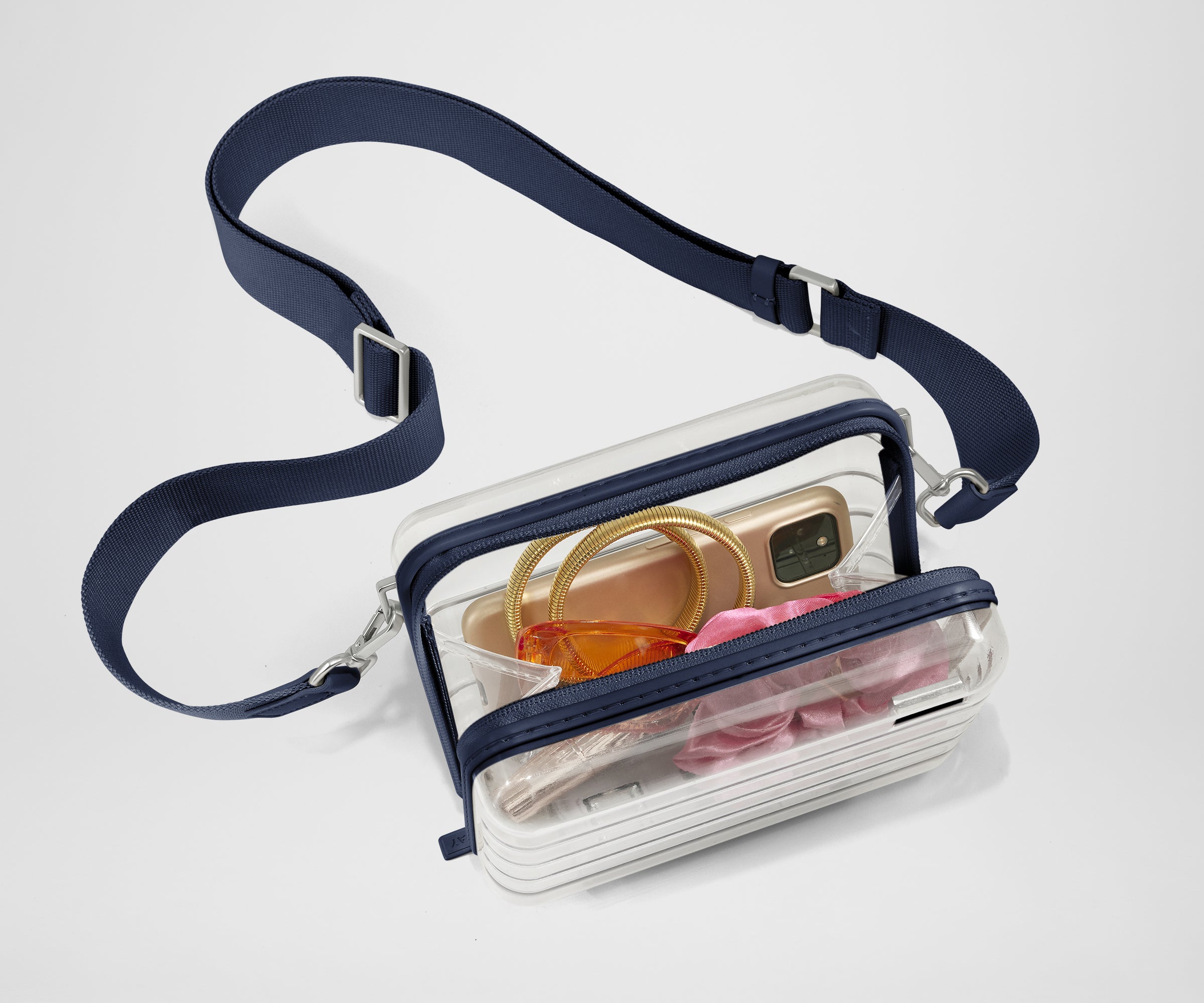 away-stadium-bag-sac-transparent-bleu-marine-bandouli-re image 3