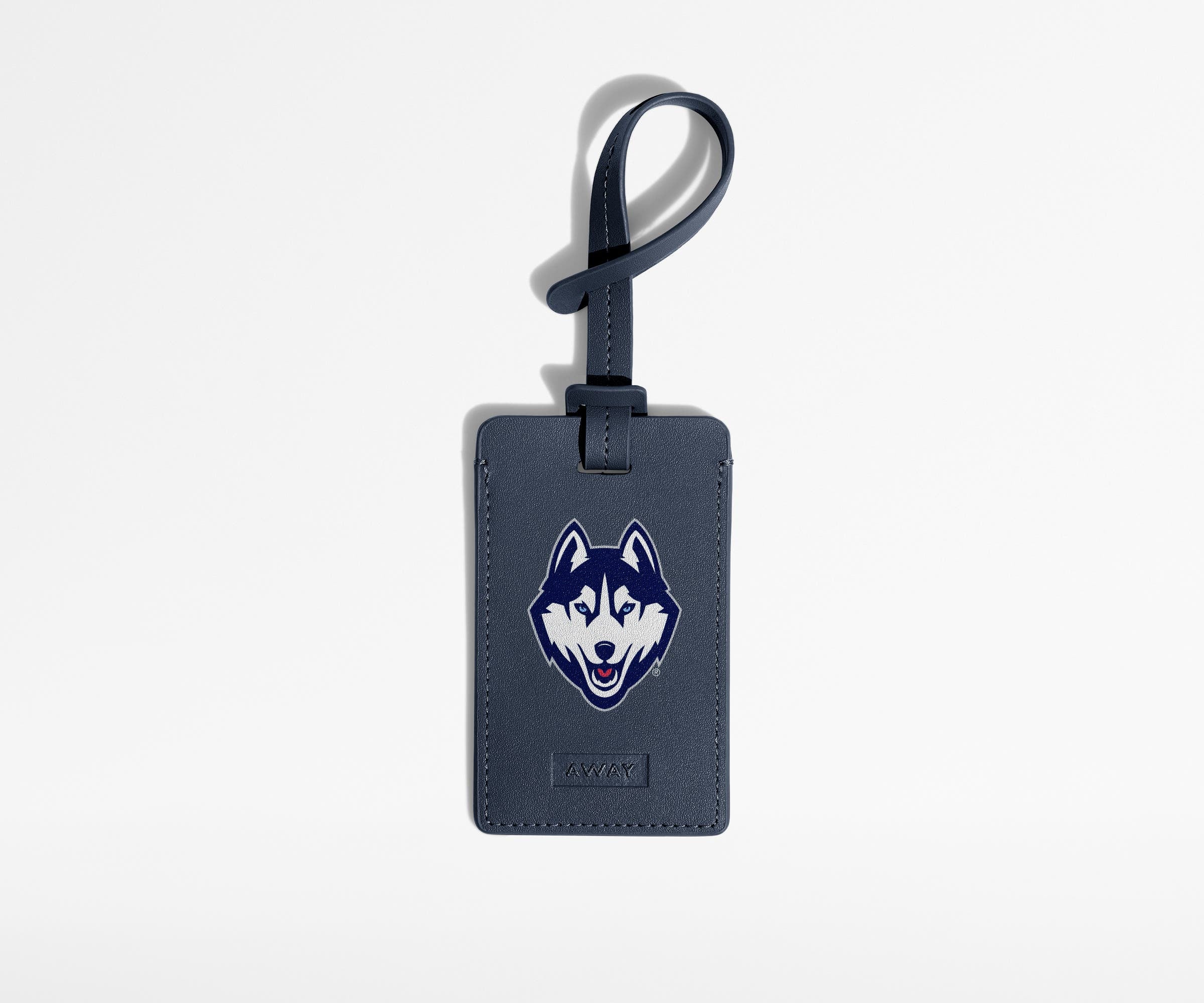 away-collegiate-tiquette-bagage-uconn-cuir image 1