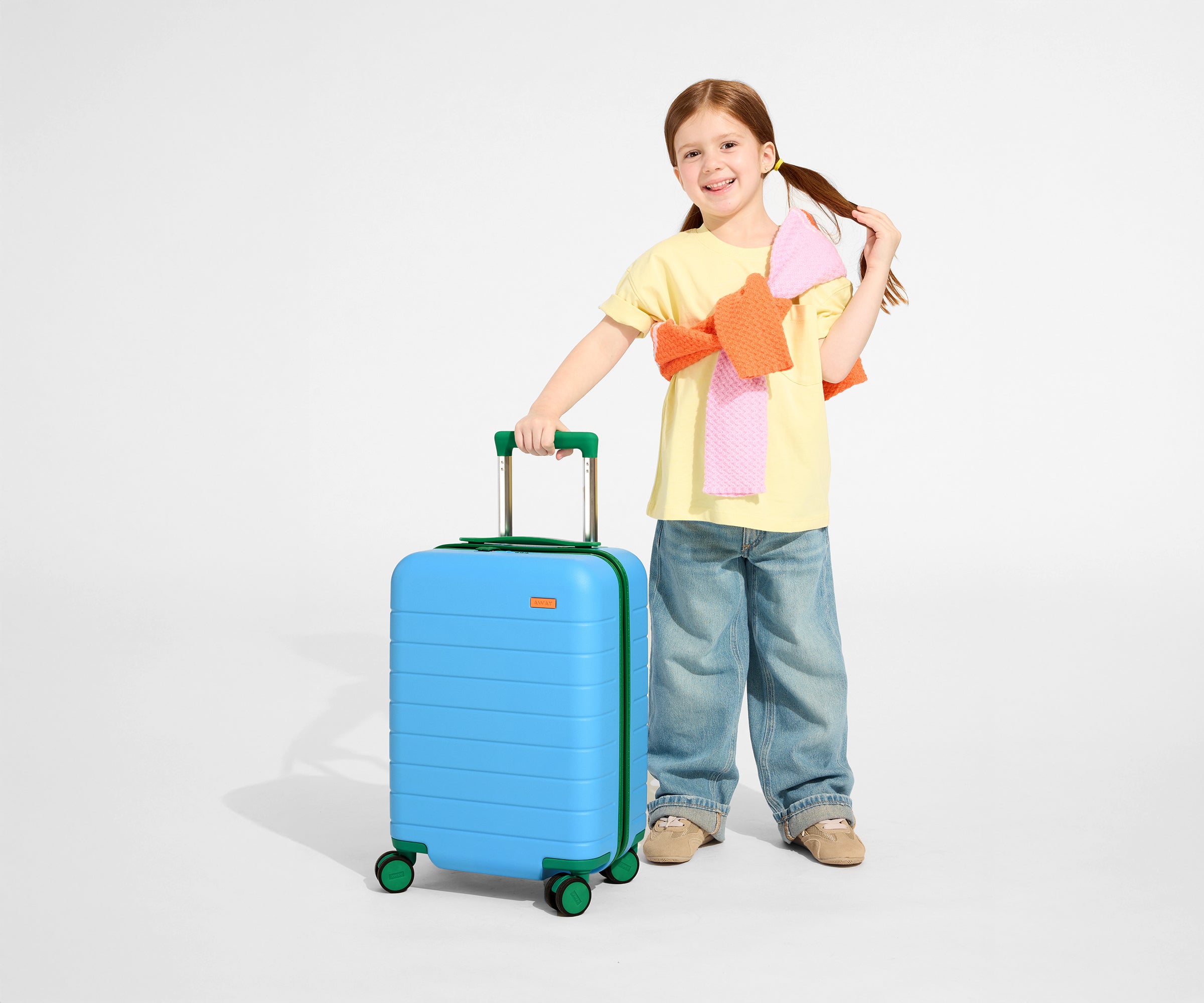 away-kids-carry-on-valise-enfant-bleu-splash-cabine image 3