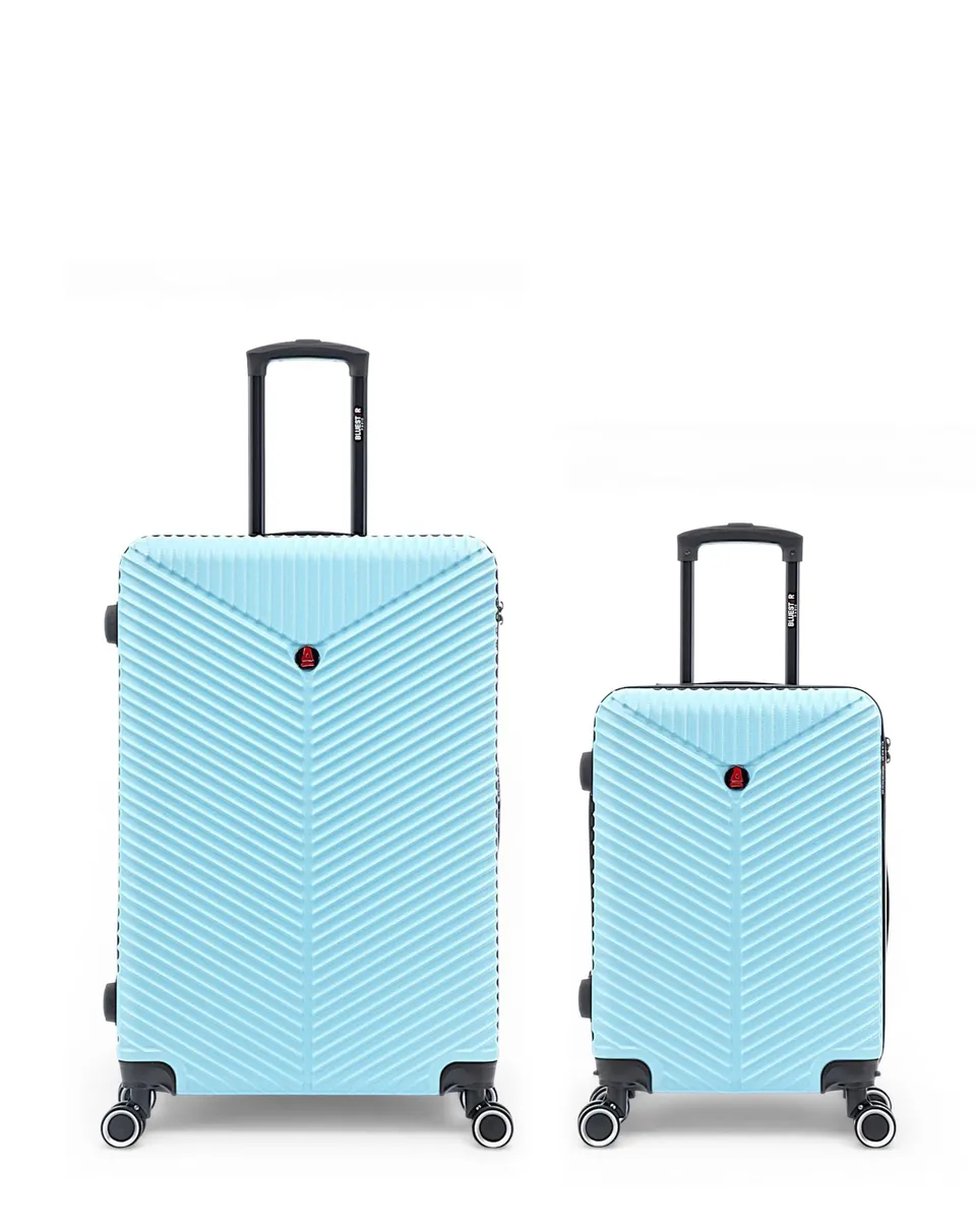 bluestar-gaite-set-2-valises-rigides-vert image 1