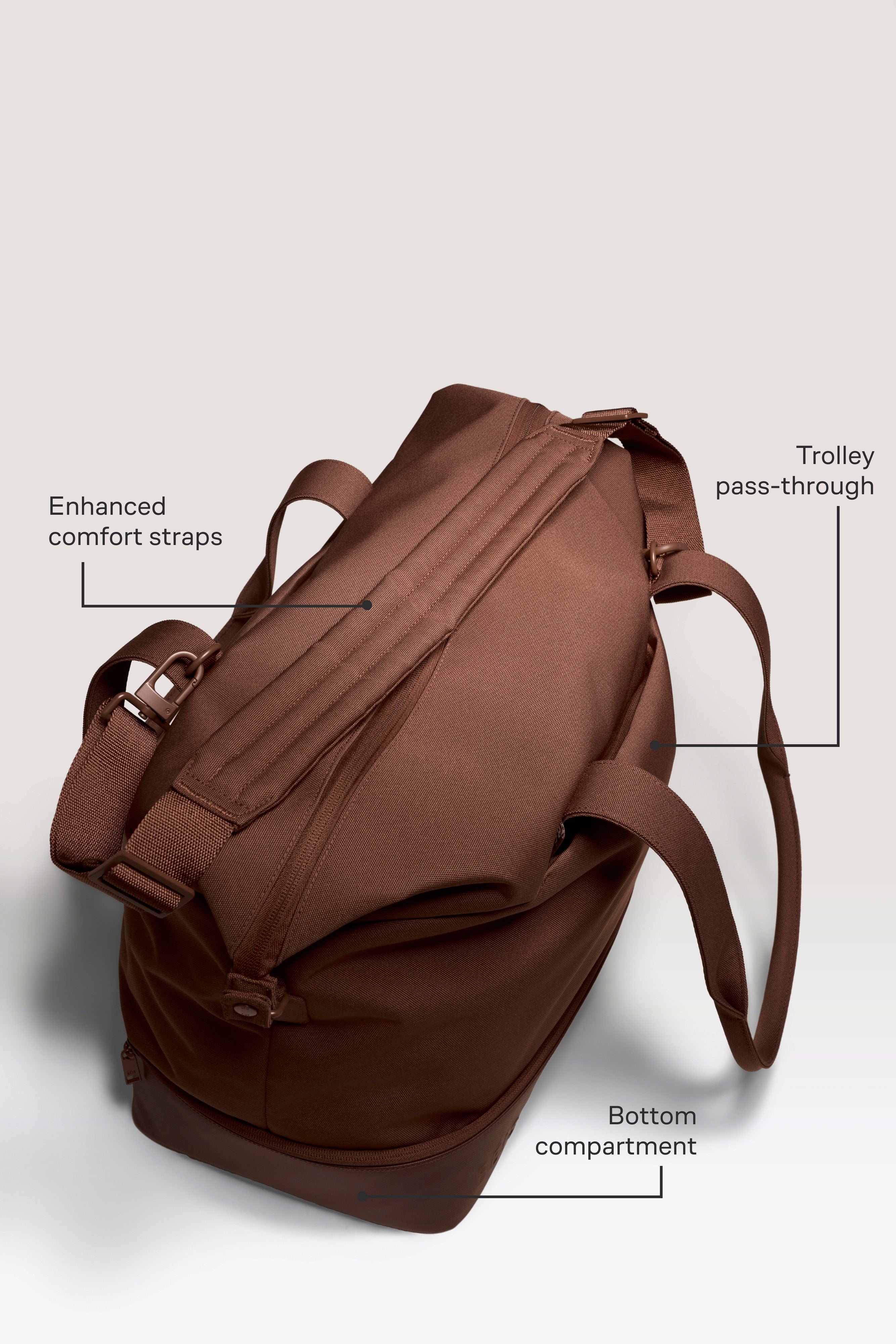 beis-weekender-sac-voyage-maple-marron-toile-chaussures image 2