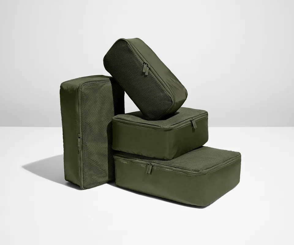 away-insider-cubes-rangement-vert-olive-lot-4-nylon image 1