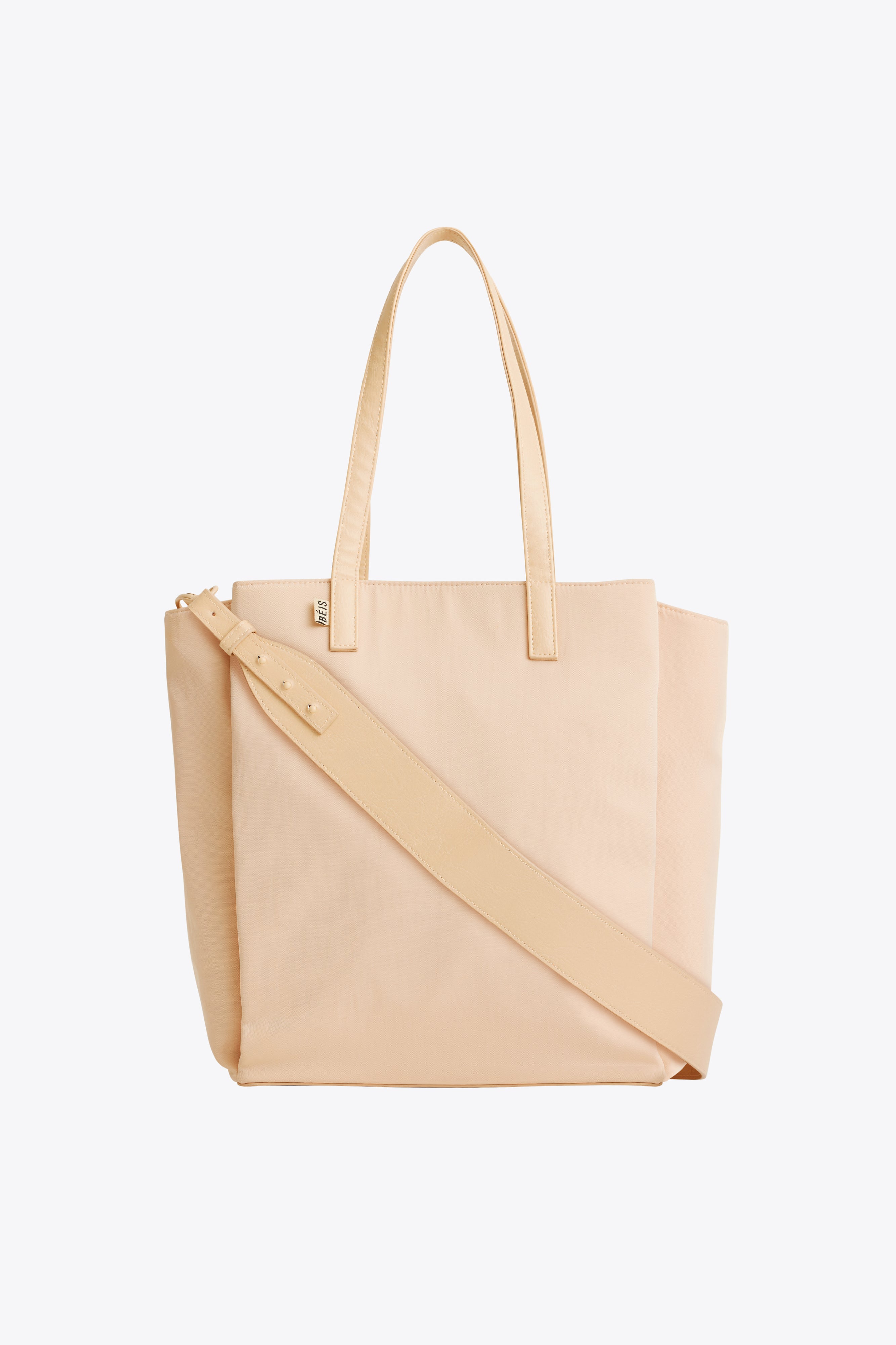 beis-commuter-tote-cabas-beige-nylon-13-pouces image 5