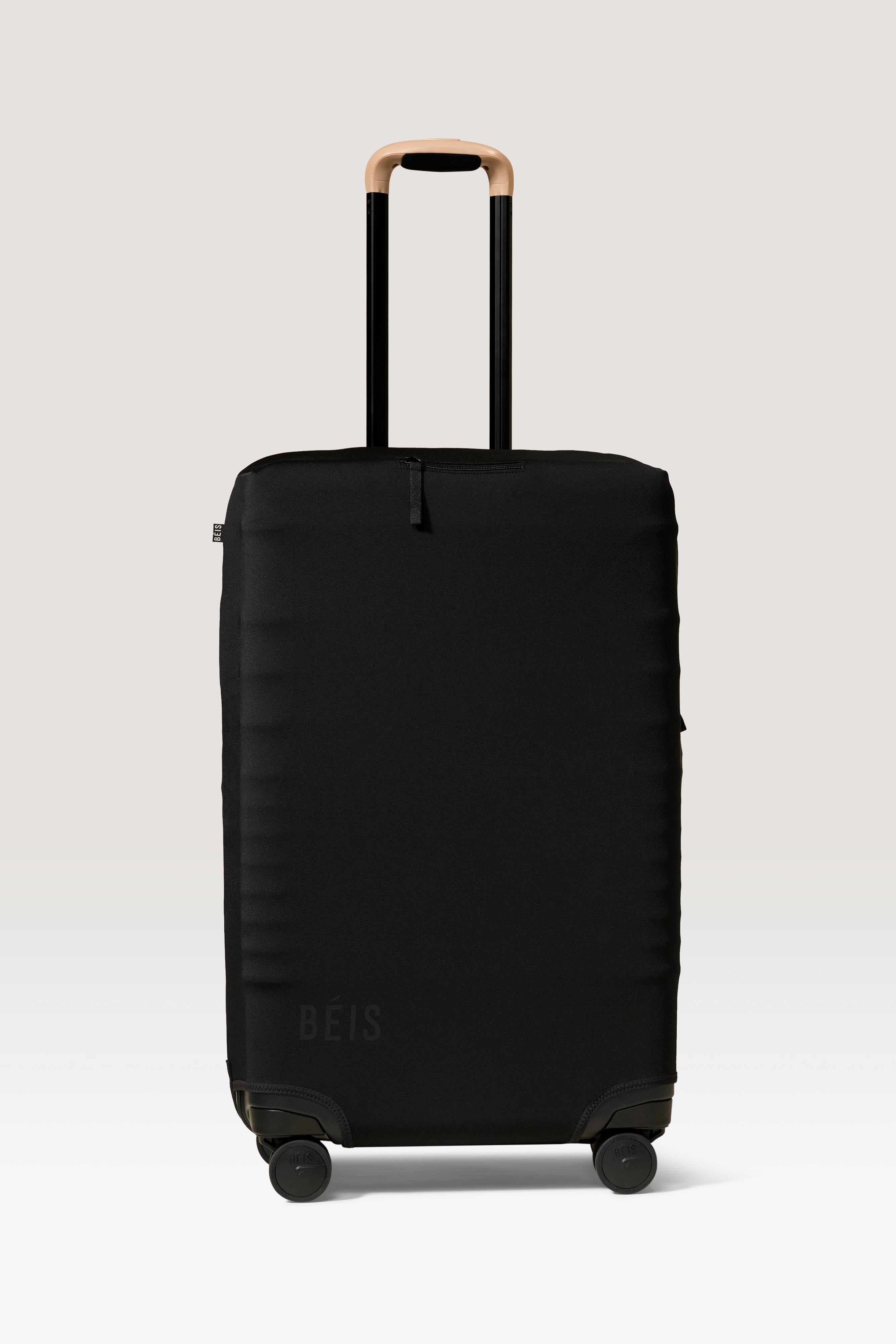 beis-carry-on-housse-de-valise-cabine-noire-personnalisable image 6