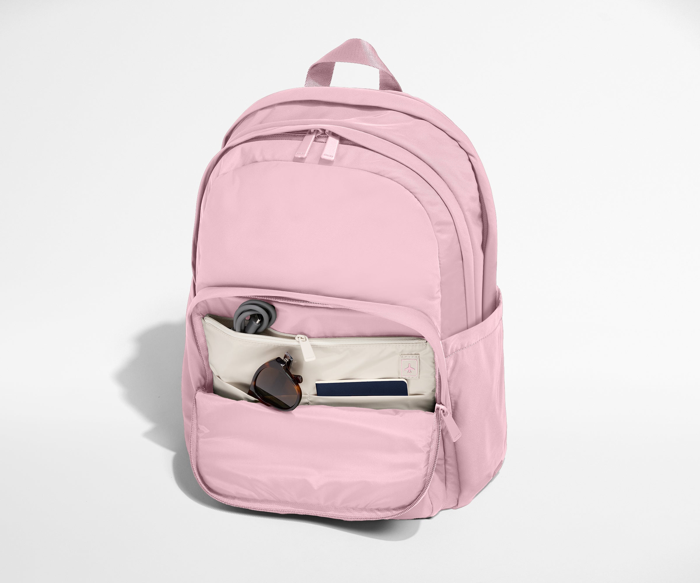 away-featherlight-sac-dos-rose-glacier-ordinateur image 5