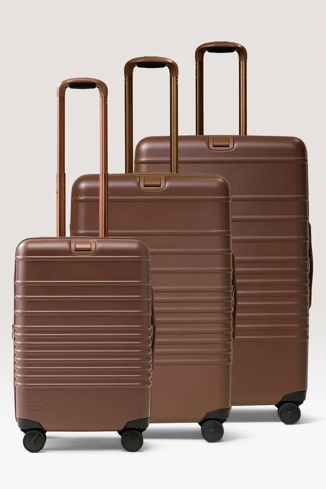 beis-travel-set-3-piece-luggage-set-3-valises-maple image 1