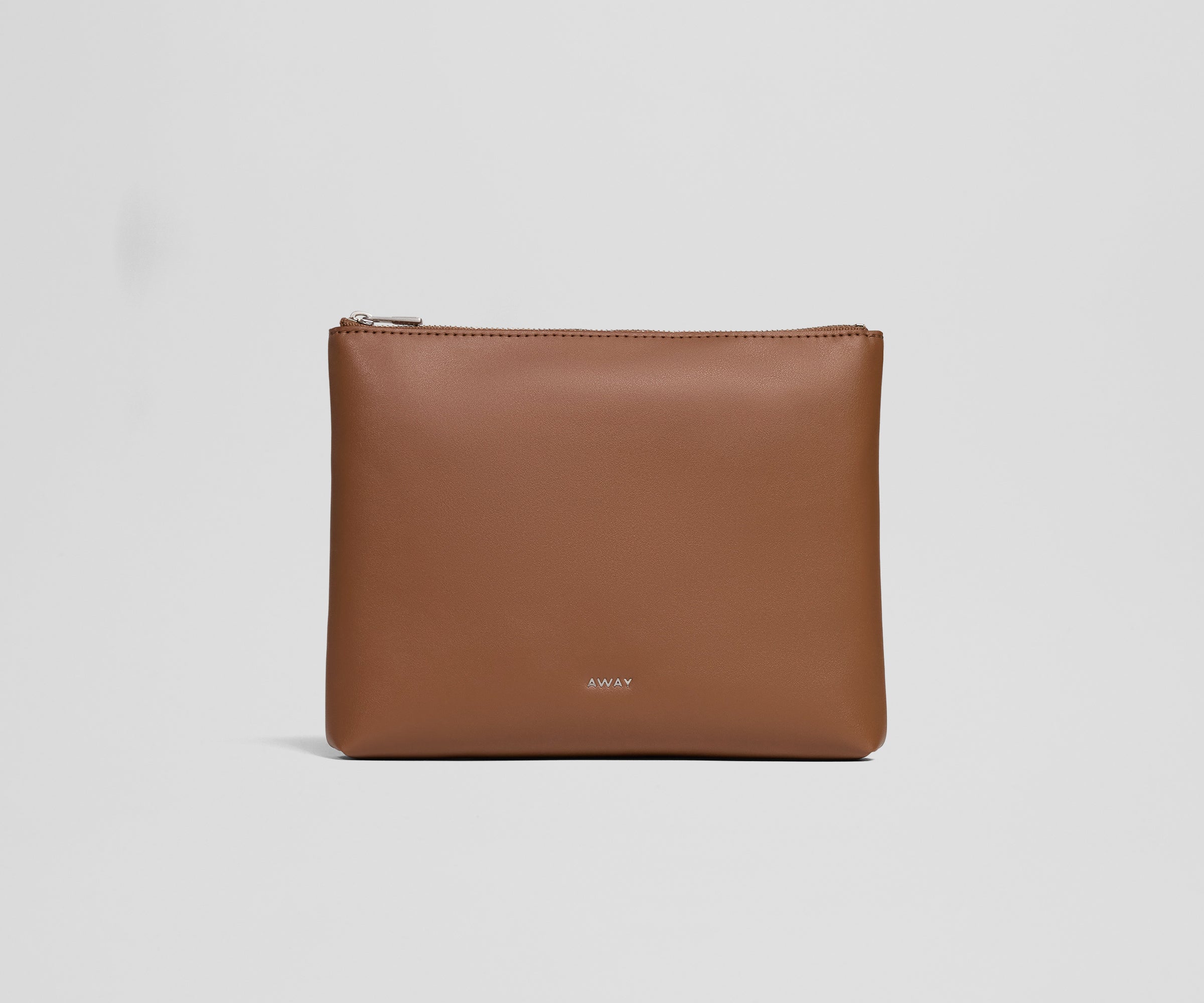 away-pouch-duo-trousse-voyage-marron-selle image 4
